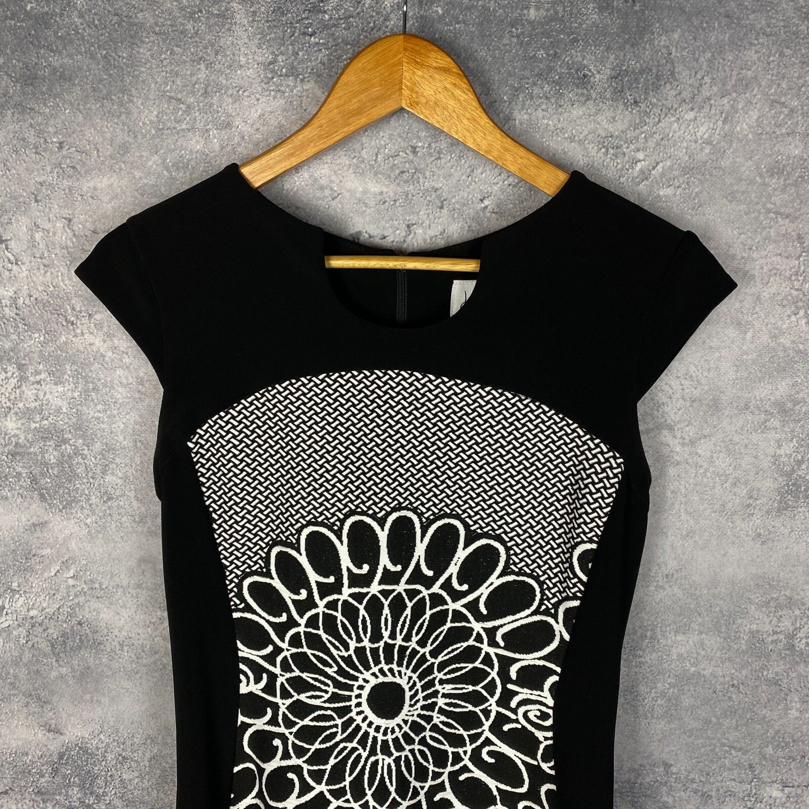 Joseph Ribkoff Joseph Ribkoff Women's Dress Size UK 8 Black Short Sleeve ` Size M / US 6-8 / IT 42-44 - 2 Thumbnail