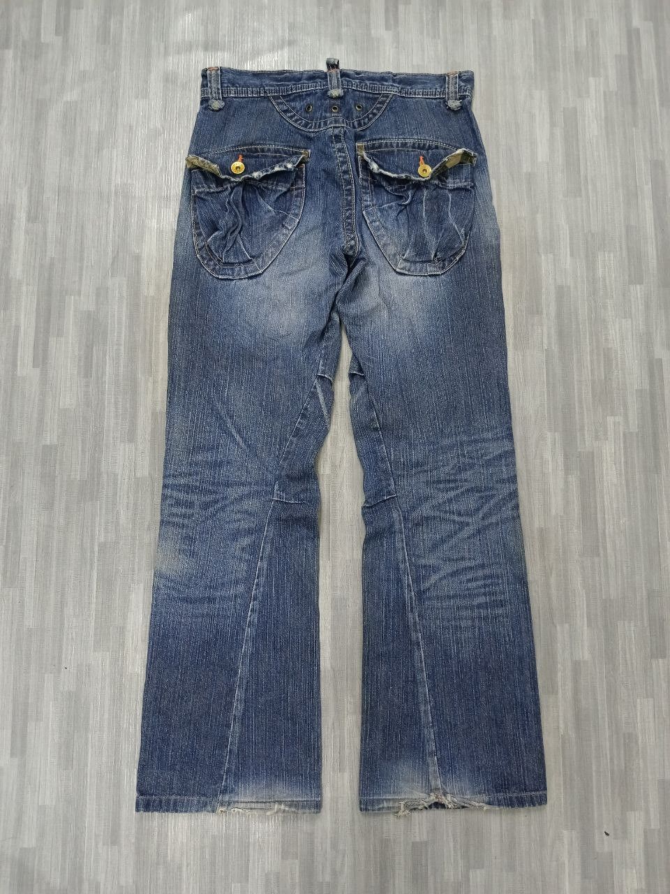 Edwin RARE🔥FLARE TWIST SICK BUSHPANTS EDWIN DENIM PANTS Size US 30 / EU 46 - 3 Thumbnail