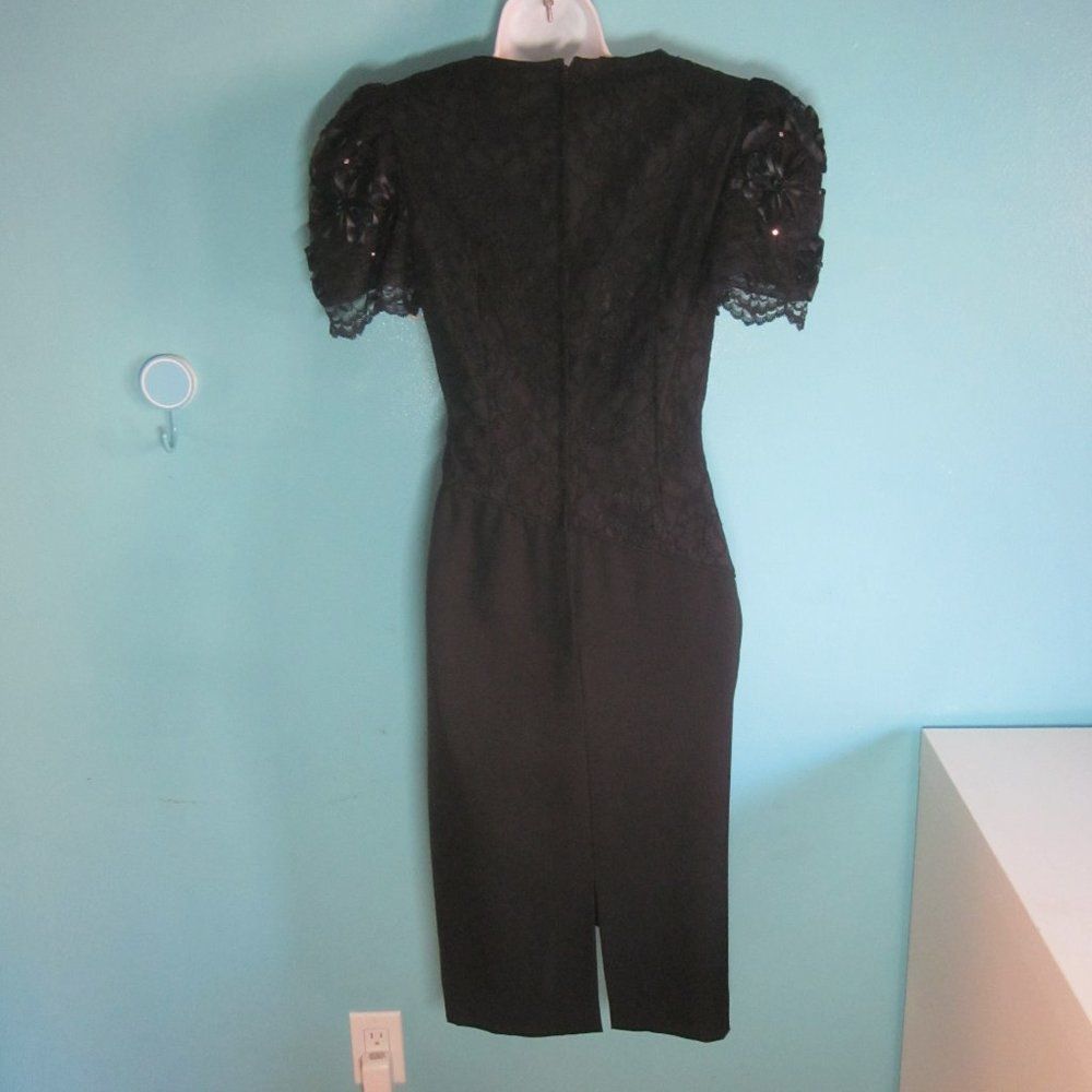 Fay Leslie Fay Evening Dress Size 4 Vintage 80's Size XS / US 0-2 / IT 36-38 - 10 Thumbnail