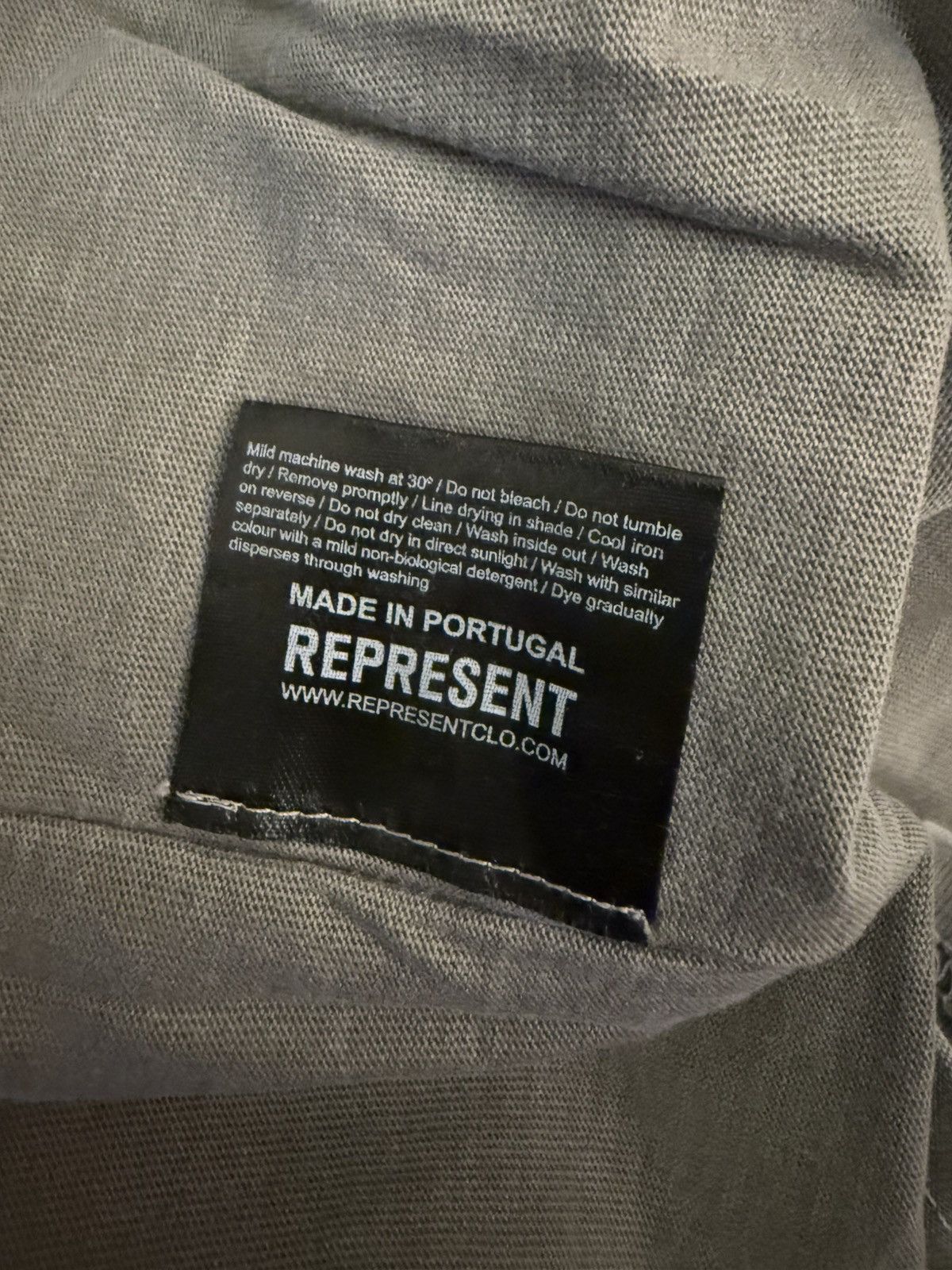 Represent Clo. REPRESENT Clo Initial T-Shirt Tee Ultimate Grey Large Size US L / EU 52-54 / 3 - 6 Thumbnail