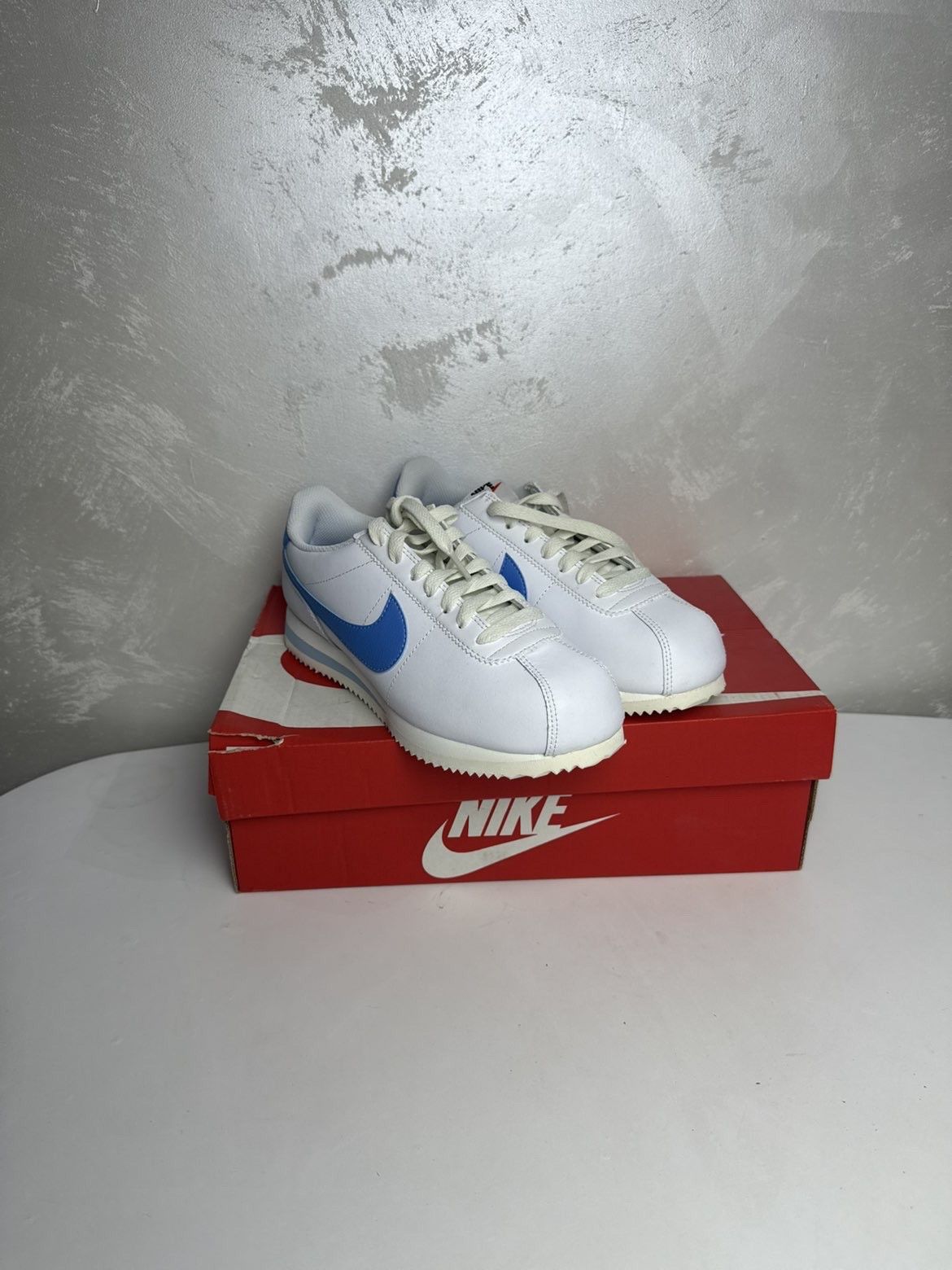 Nike White and blue nike cortez dn1791-102 retro vibe y2k style Size US 8 / IT 38 - 6 Thumbnail