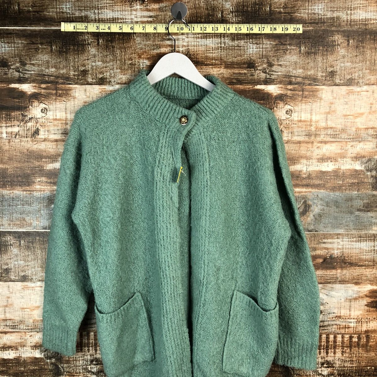 Homespun Knitwear × Japanese Brand × Vintage Japanese Brand vintage Green Knitwear #A1567 Size M / US 6-8 / IT 42-44 - 5 Thumbnail