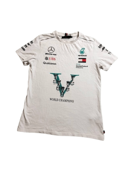 Mercedes-Benz Vintage Mercedes-Benz Y2K Logo Short Sleeve T-Shirt Size S Size US S / EU 44-46 / 1 - 1 Thumbnail