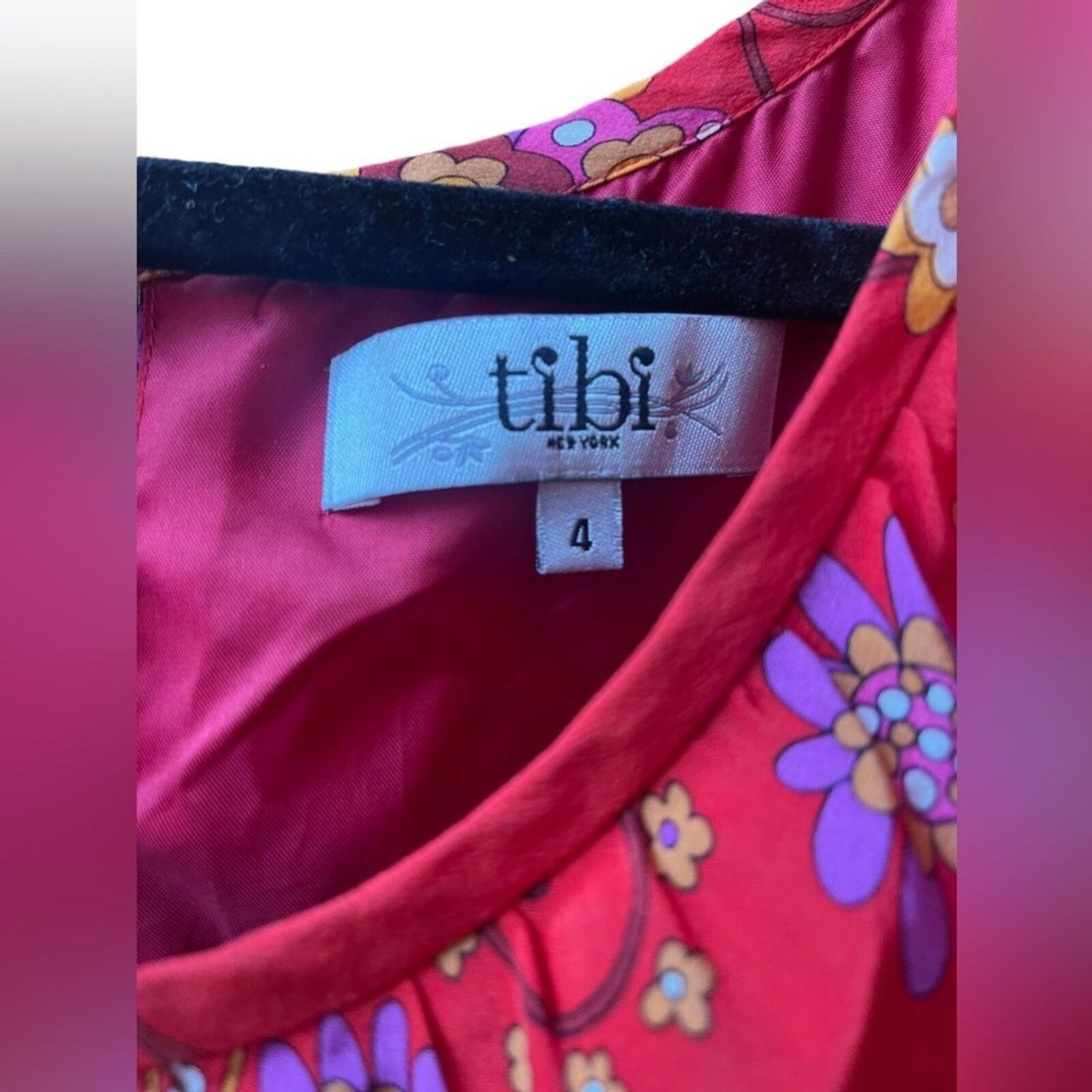 Tibi Tibi New York Floral Silk Ruffle Floral Mini Dress Sz:4 Size S / US 4 / IT 40 - 3 Thumbnail