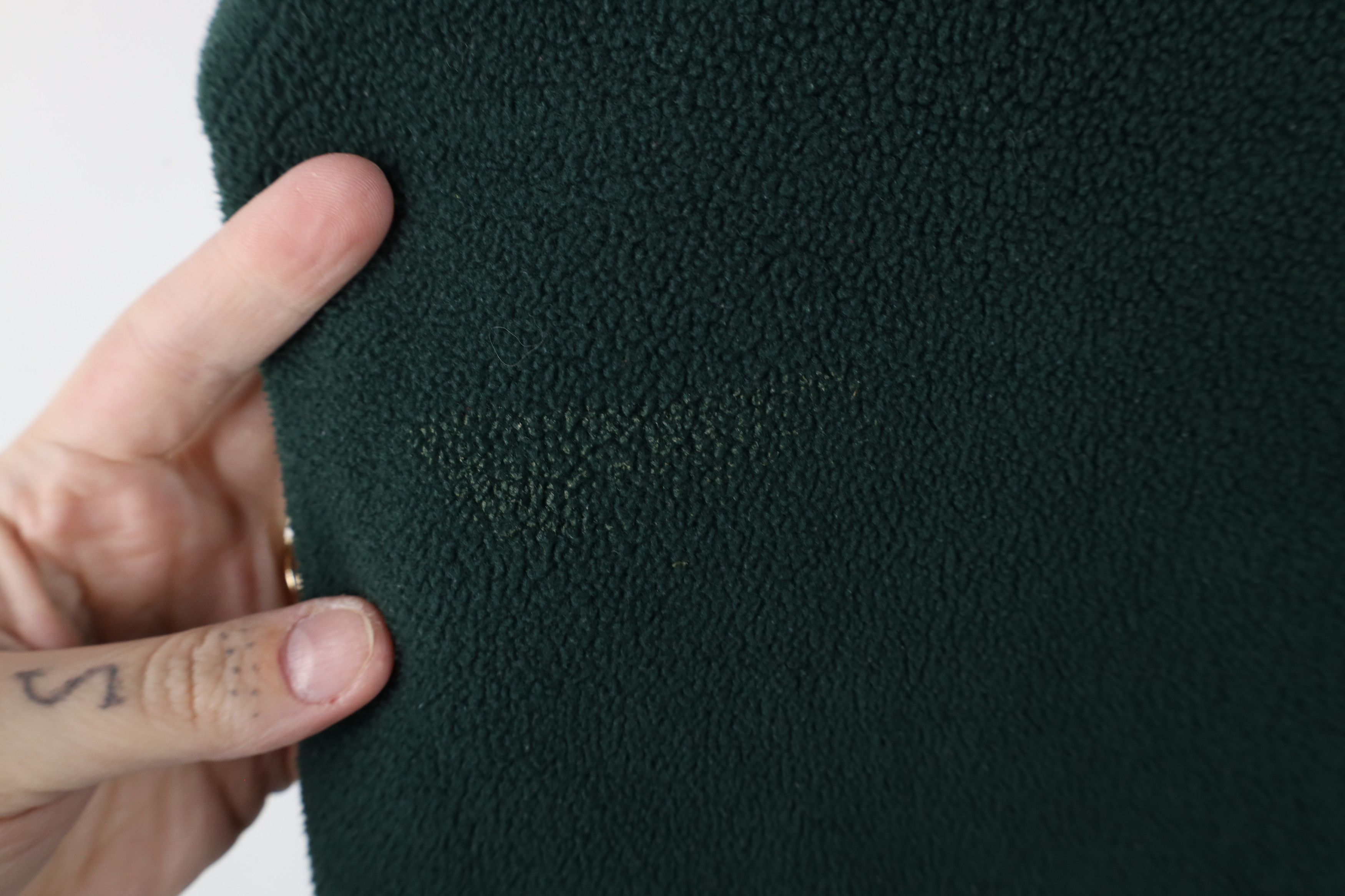 Gap × Vintage Vintage 90s Gap Heavyweight Fleece V-Neck Sweater Green Size US XL / EU 56 / 4 - 7 Thumbnail