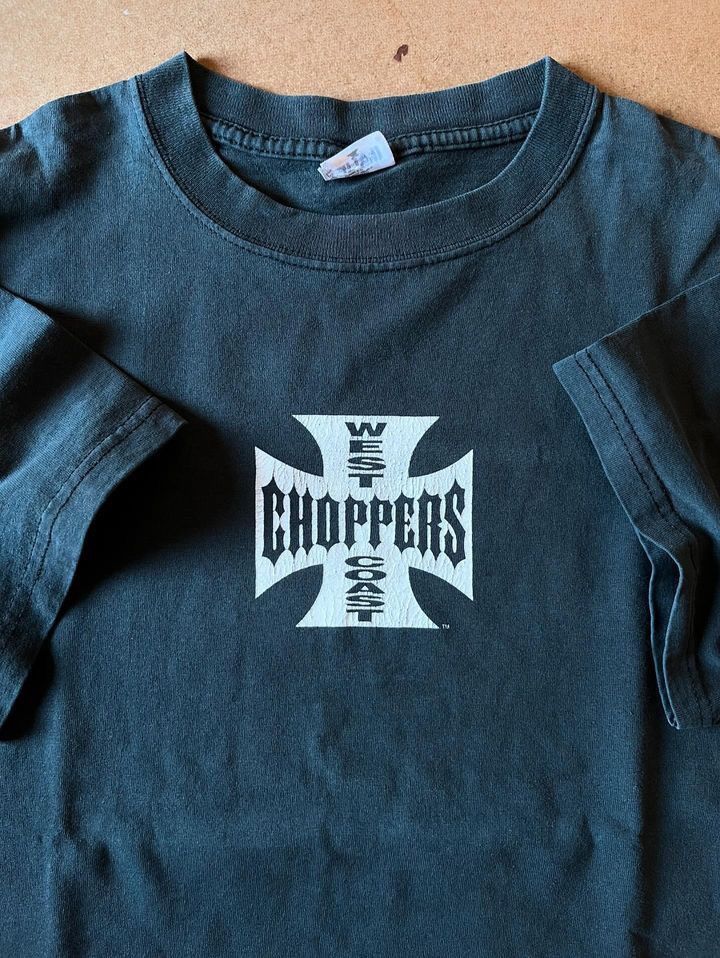 WEST COAST CHOPPERS 黒 Tシャツ L anvil USA製 Vintage × West Coast Choppers West Coast Choppers Classic Black