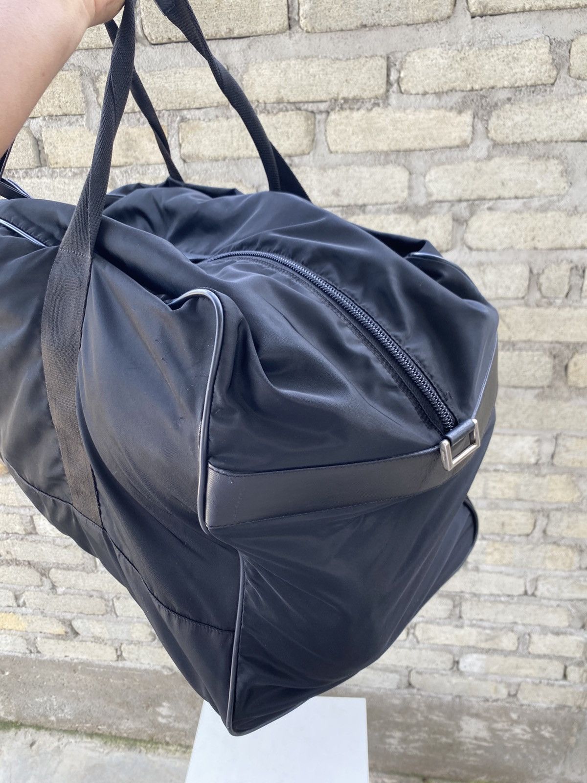 Prada PRADA Duffle Travel Carry Handbag Shoulder Bag Black Nylon Size ONE SIZE - 6 Thumbnail
