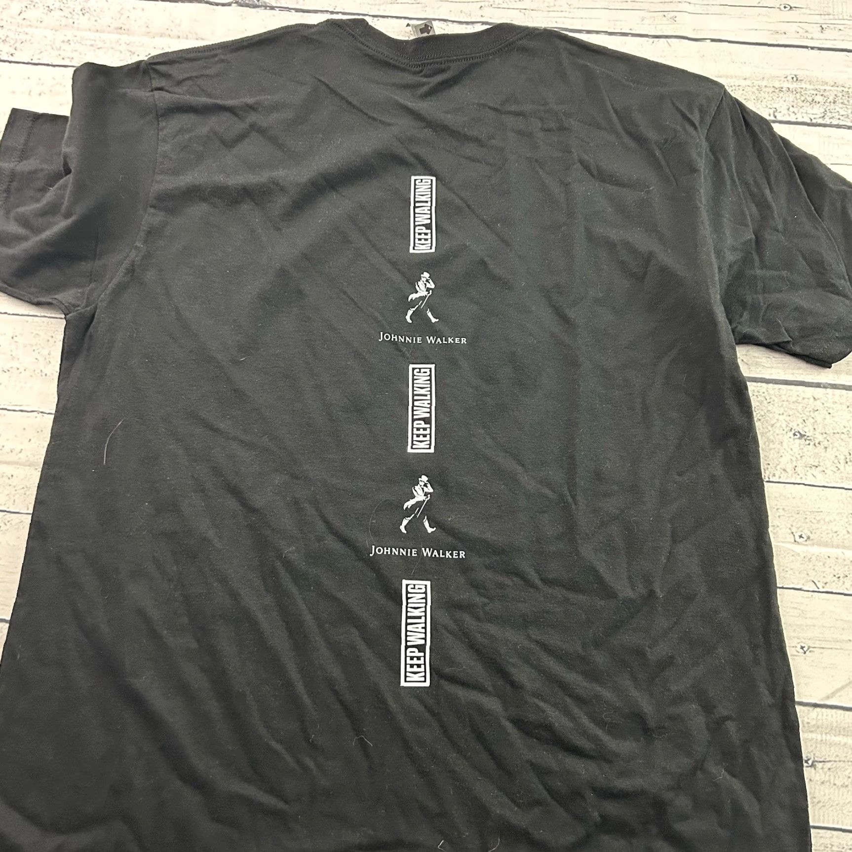 Vintage Johnnie Walker Short Sleeve T-Shirt Men’s Large Black Size US L / EU 52-54 / 3 - 6 Thumbnail