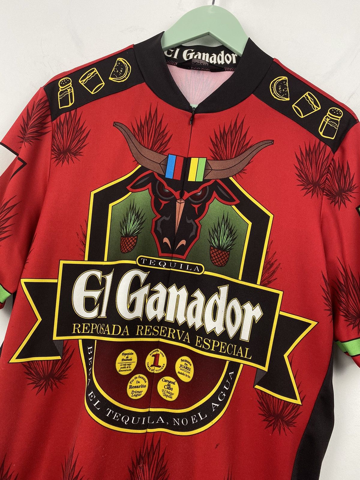 Bicycle Pearl Izumi El Gamador Tequila 2003 Cycling Jersey SMS Y2K Size US M / EU 48-50 / 2 - 2 Thumbnail