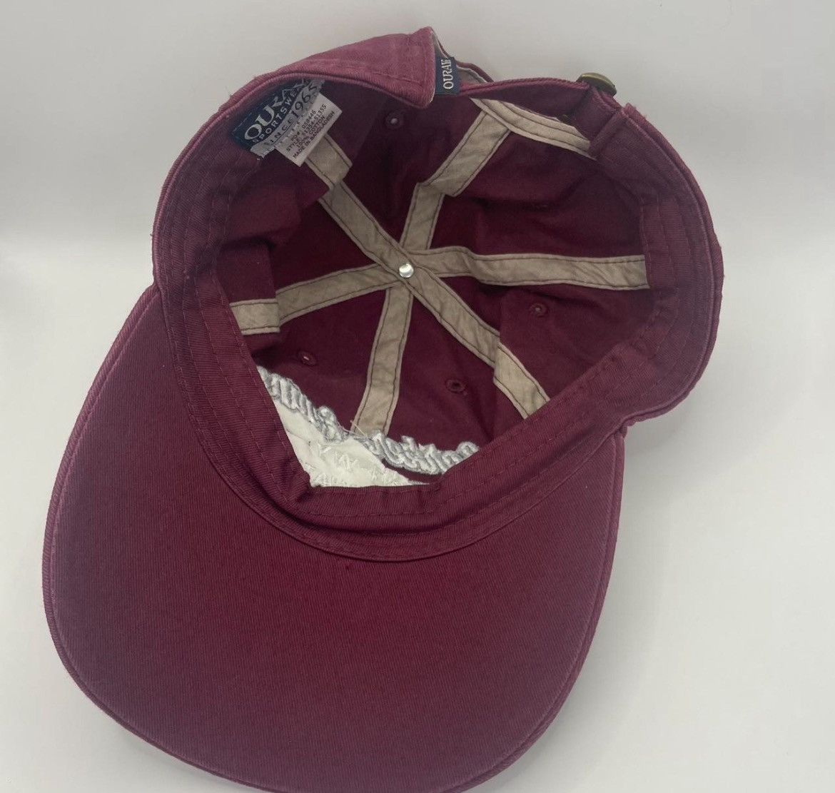 Other Barker-Ewing JH-WY Whitewater Maroon Baseball Cap OURAY Size ONE SIZE - 7 Thumbnail
