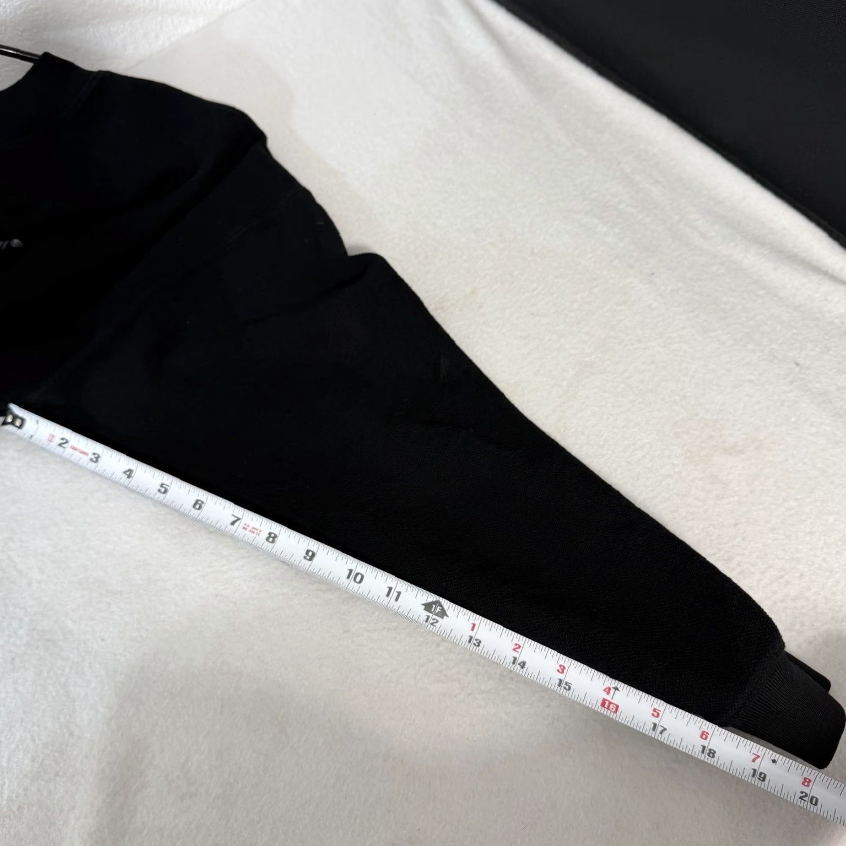 Madhappy Madhappy Women's S Cropped Black Crewneck Pullover Cotton Sweatshirt USA Sweatshirt Size S / US 4 / IT 40 - 4 Thumbnail