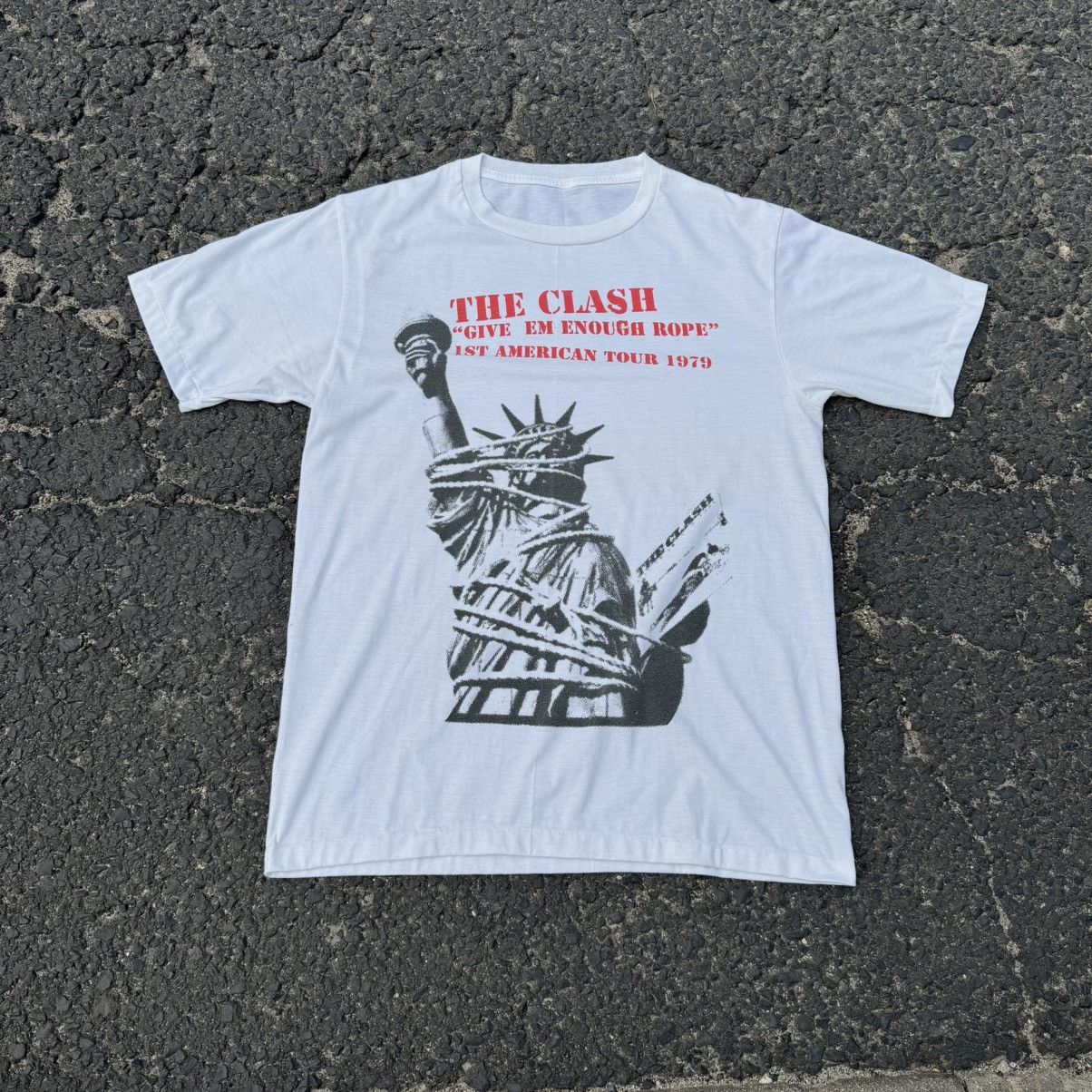 Band Tees 1979 The Clash 1st American Tour Band Tee Punk Rock 80s 90s Size US S / EU 44-46 / 1 - 13 Thumbnail