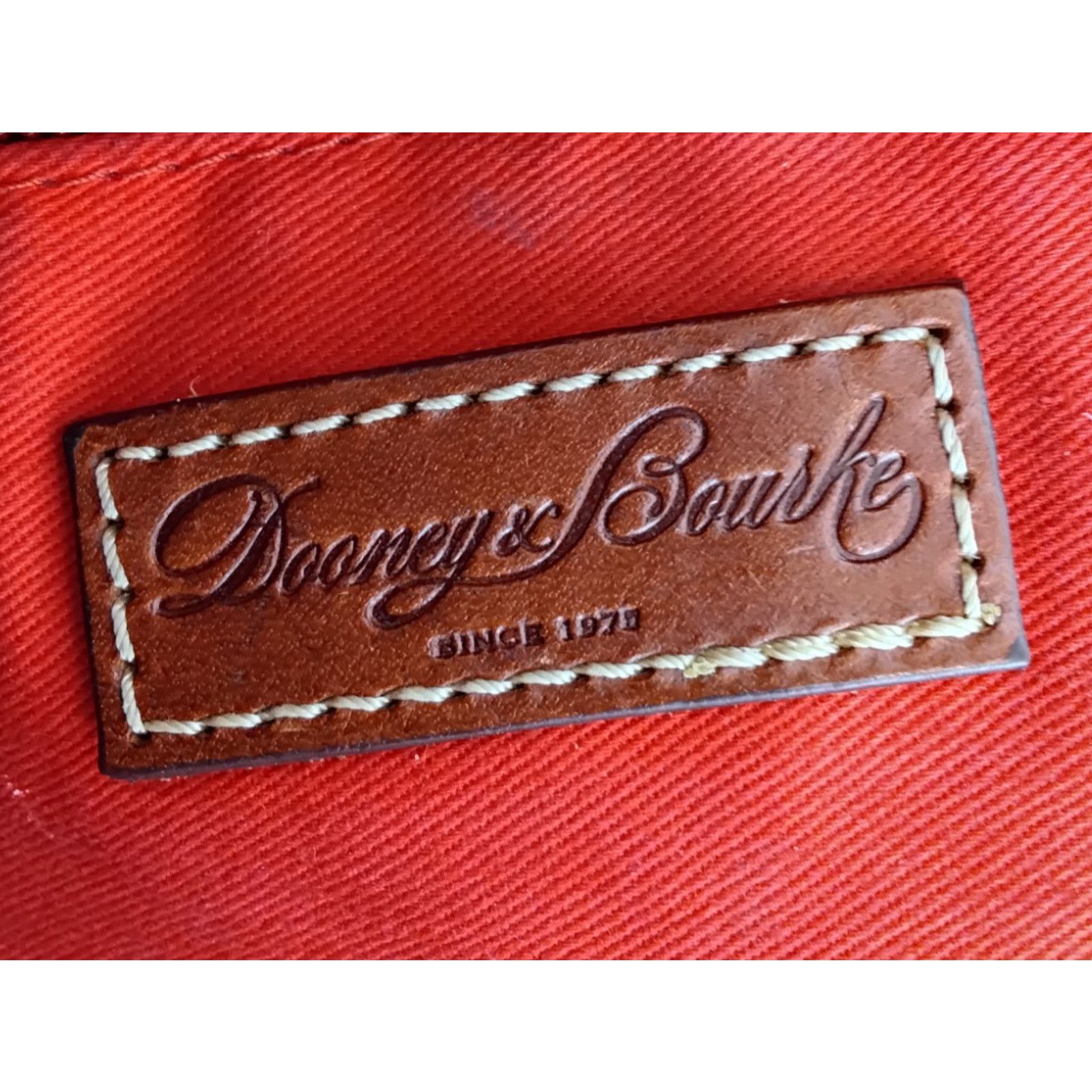 Dooney & Bourke Dooney & Bourke Domed Crossbody Bag Gray/Brown Leather Purse Size ONE SIZE - 17 Thumbnail