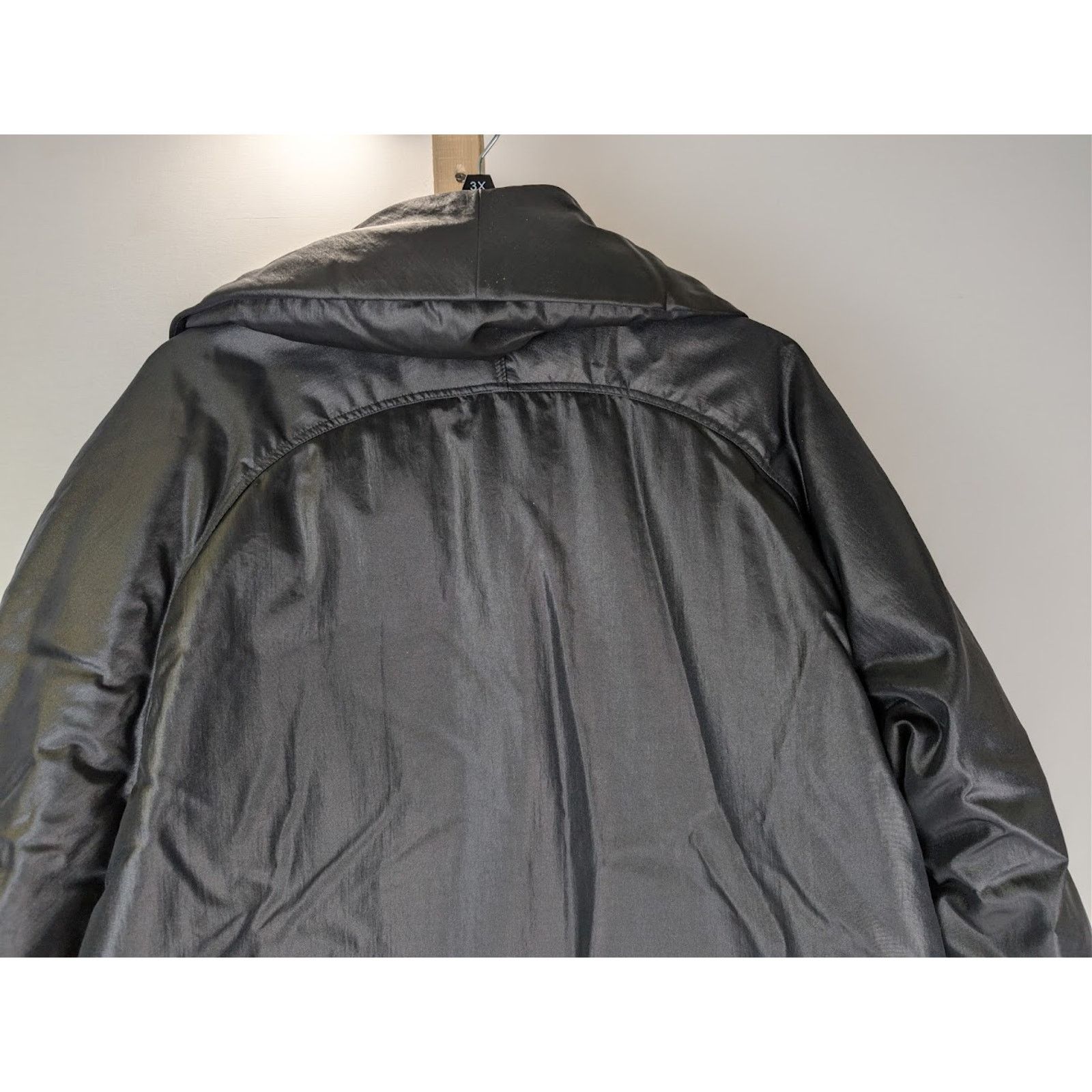 Saint Laurent Paris o1rshd1 Canvas Tech Maxi Coat in Black Size US L / EU 52-54 / 3 - 19 Thumbnail