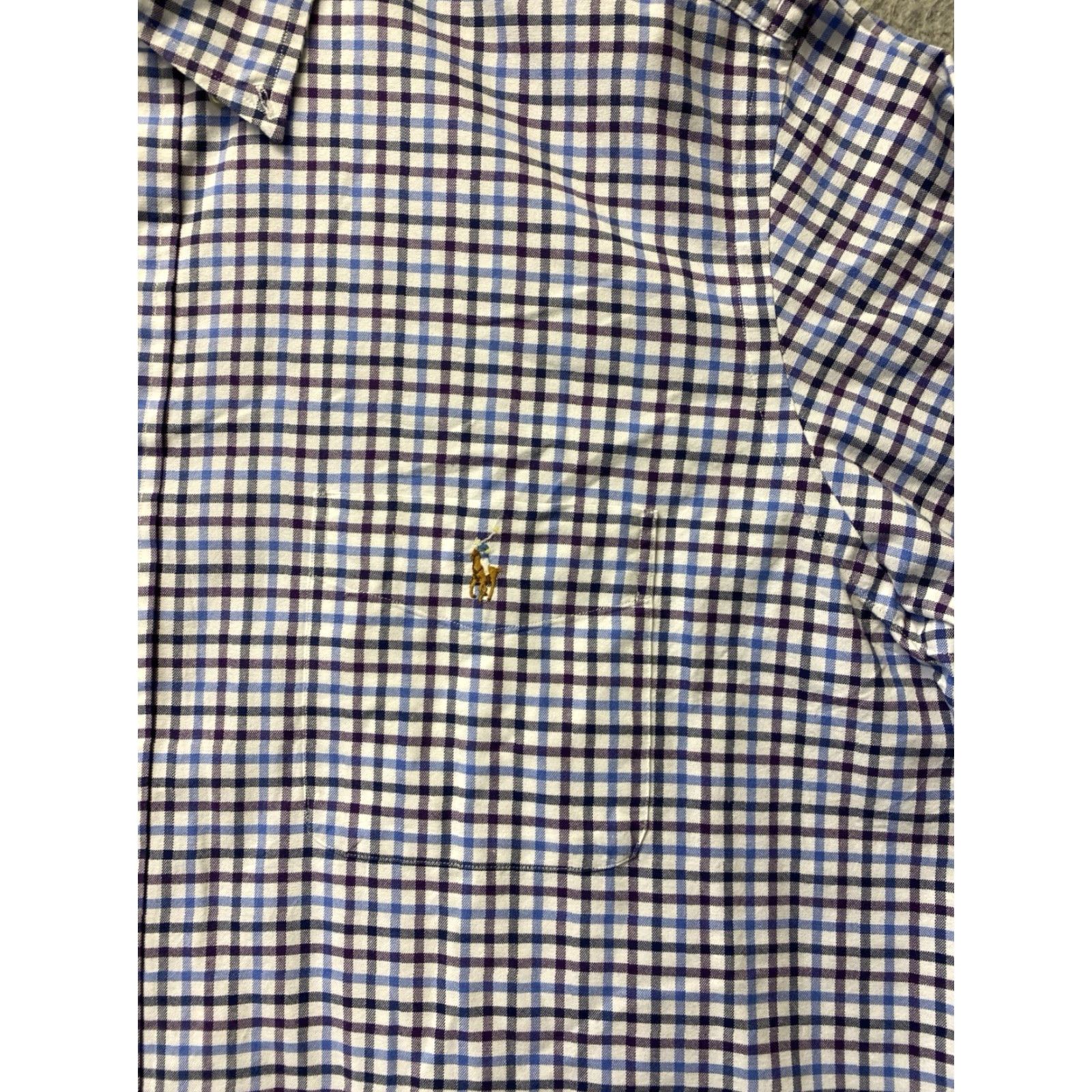 Ralph Lauren RALPH LAUREN Button Down Shirt Mens XXLT Classic Check Long Sleeve /161-5 Button-Down Polo Ralph Lauren Signature Pony Accent Size US XXL / EU 58 / 5 - 4 Thumbnail