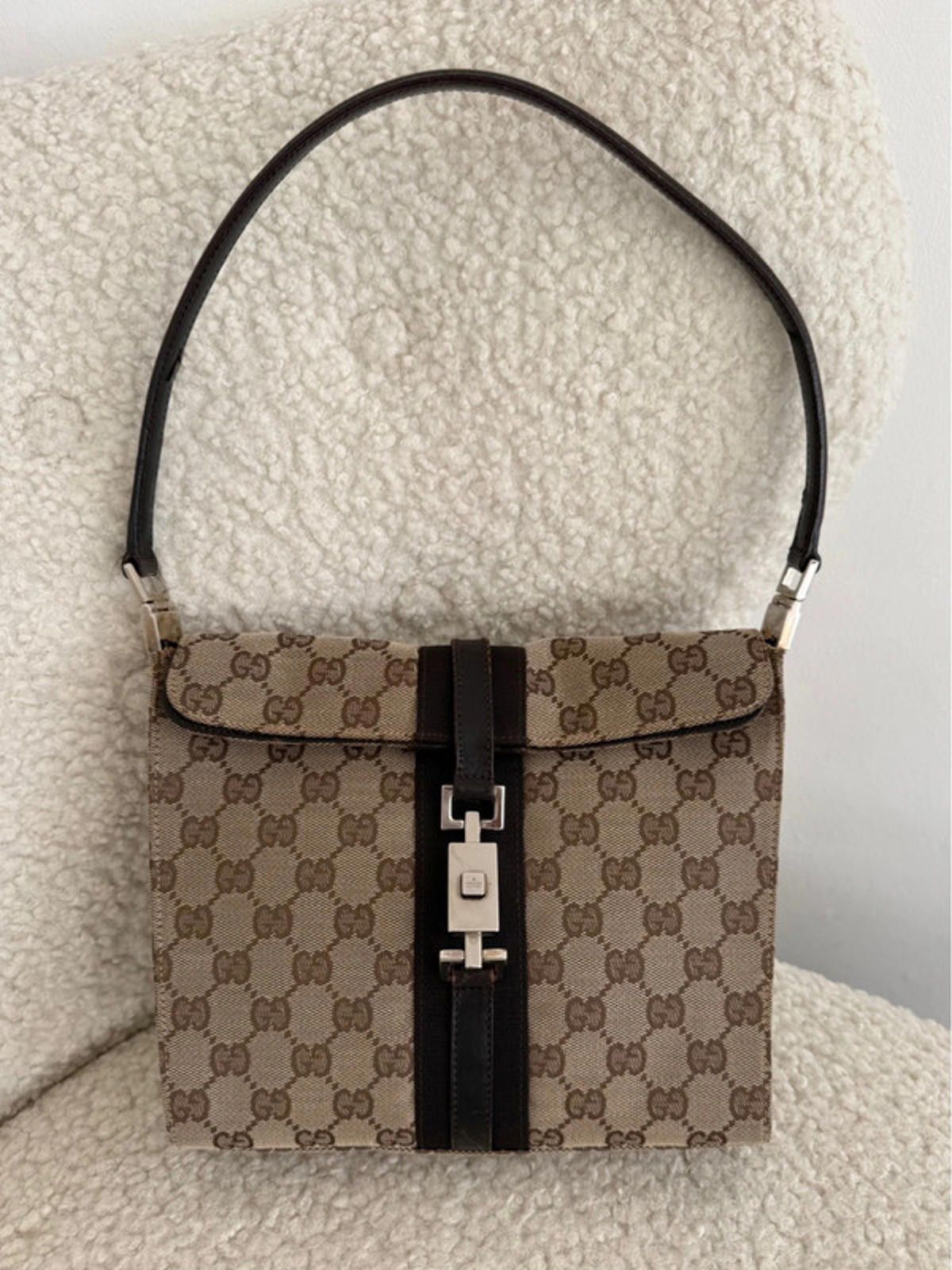 Gucci Gucci Jackie GG Canvas Shoulder Bag Size ONE SIZE - 1 Thumbnail