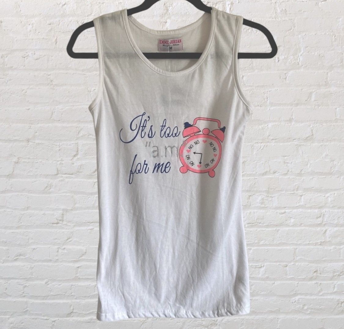 Other LIMITED EDITION EMME JORDAN SLEEVELESS GRAPHIC TANK TOP TEE Size M / US 6-8 / IT 42-44 - 1 Thumbnail