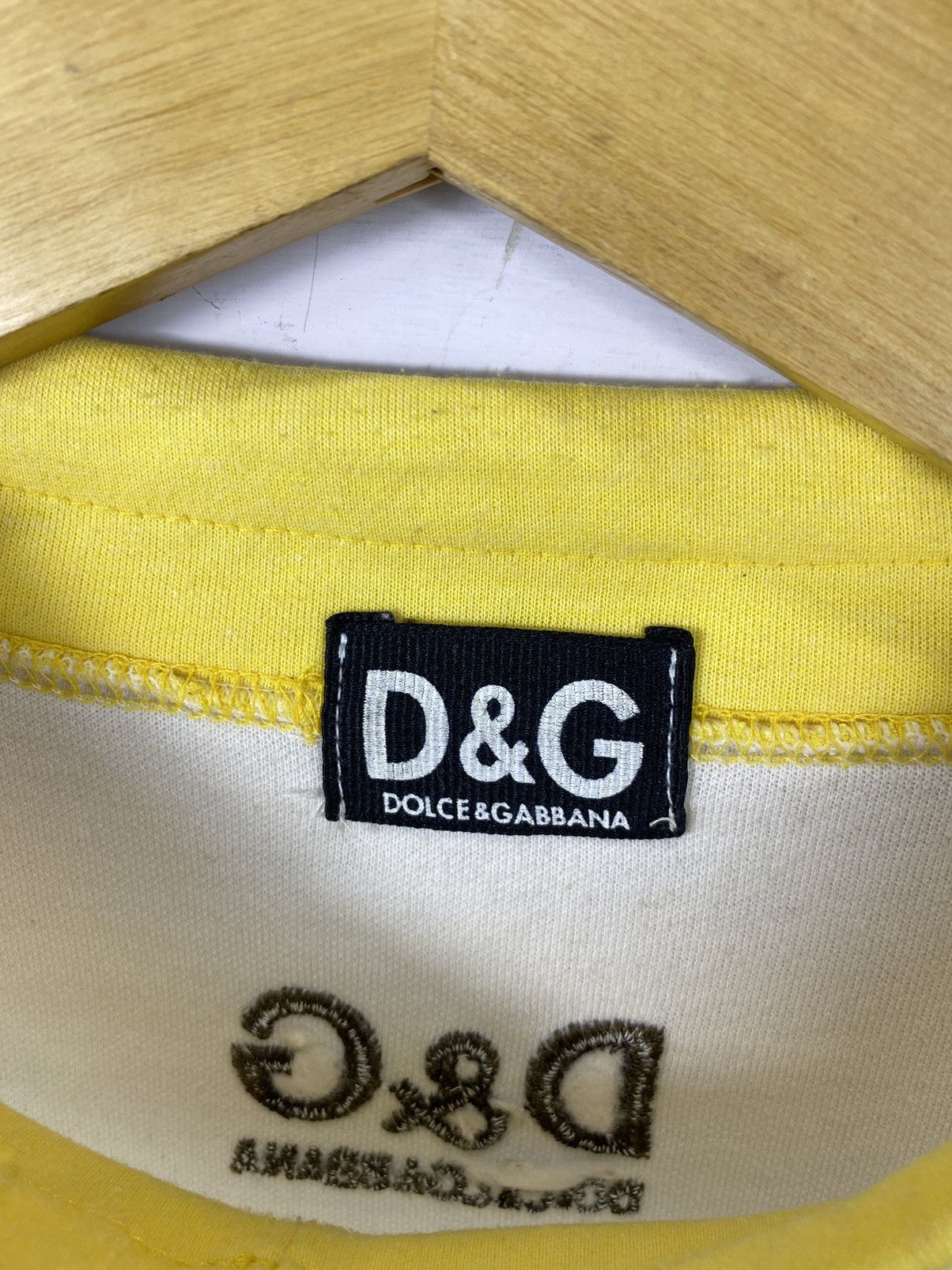 Designer × Dolce & Gabbana × Vintage “RARE”Vintage Sweatshirt Raglan Dolce and Gabbana Size US L / EU 52-54 / 3 - 4 Thumbnail