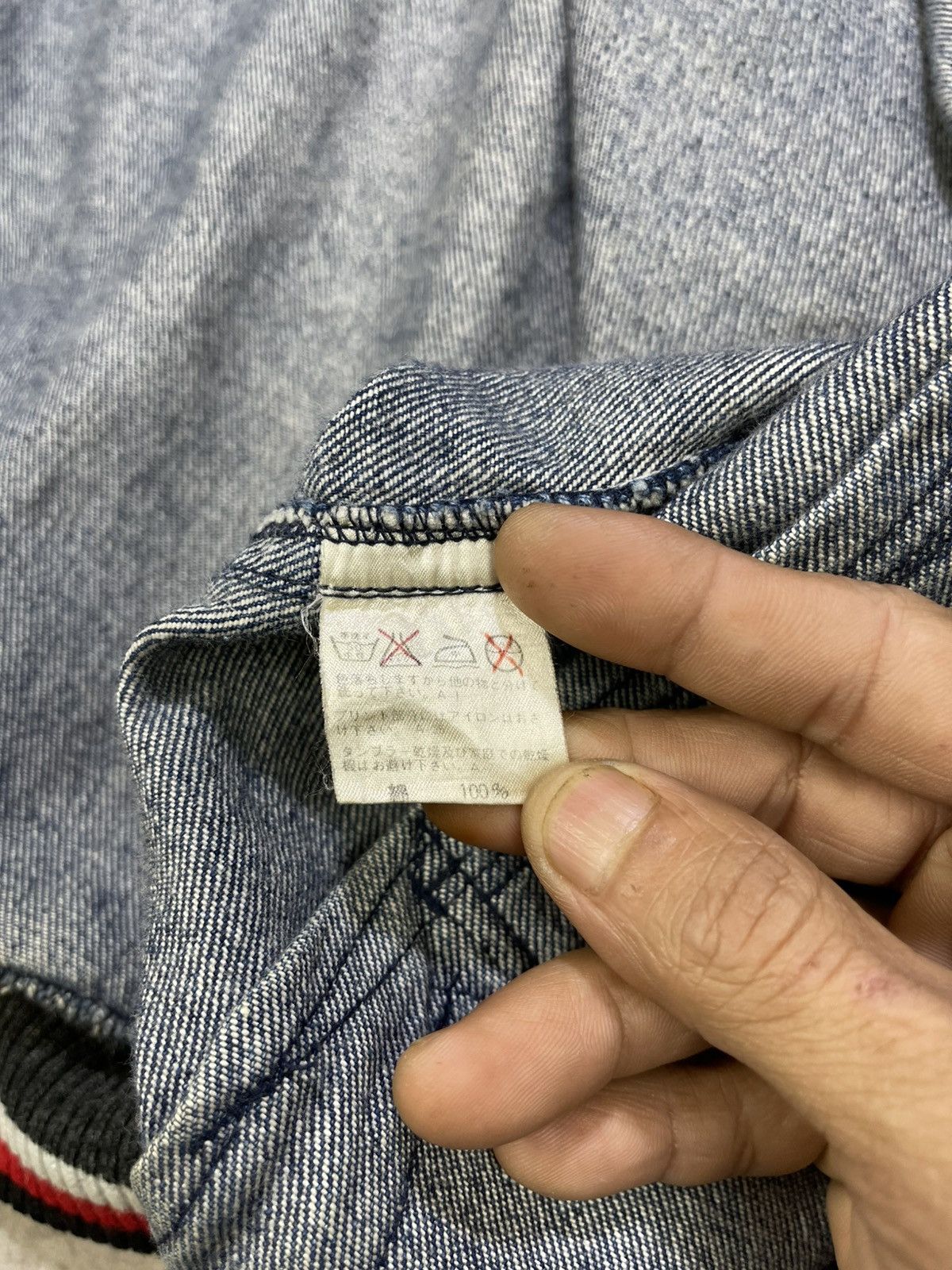 Issey Miyake Vtg 80s Issey Miyake 84,85 AW Collection Denim Bombers Size US L / EU 52-54 / 3 - 21 Thumbnail