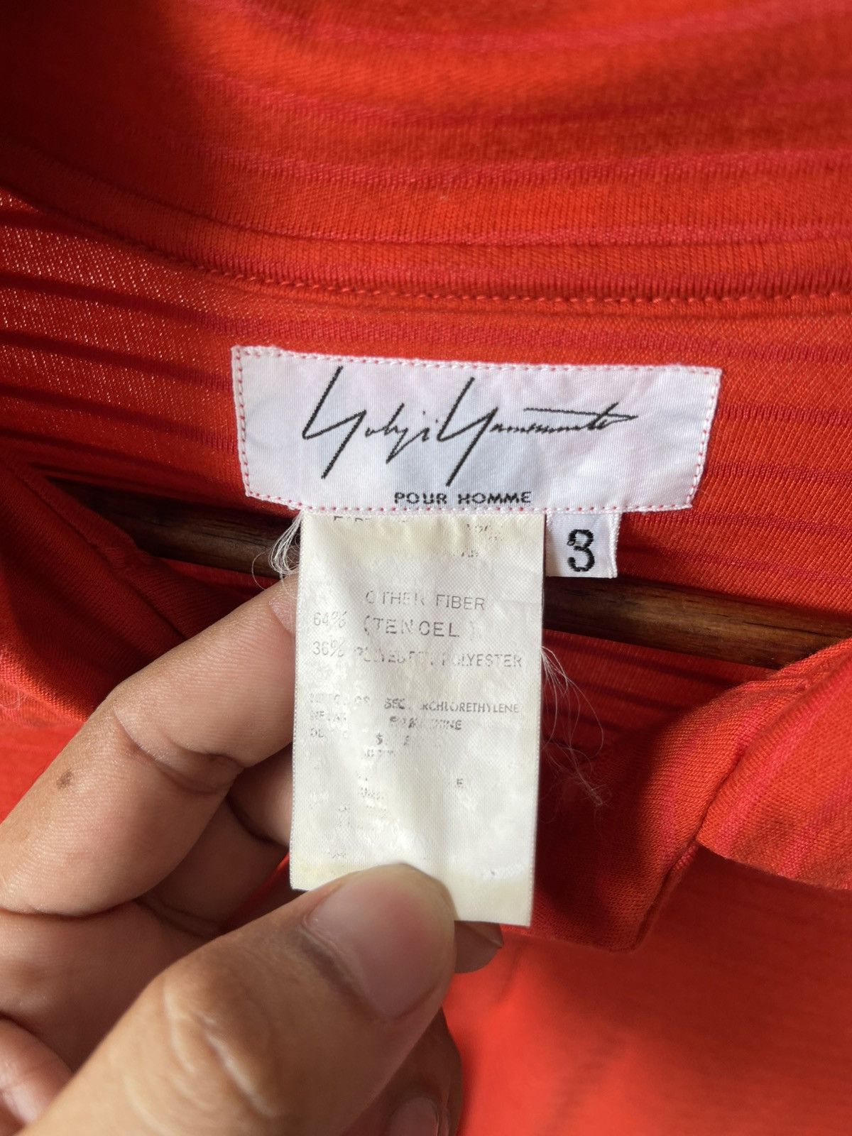 Yohji Yamamoto Yohji Yamamoto Pour Homme Polo Long Sleeve Shirt Size US L / EU 52-54 / 3 - 16 Thumbnail