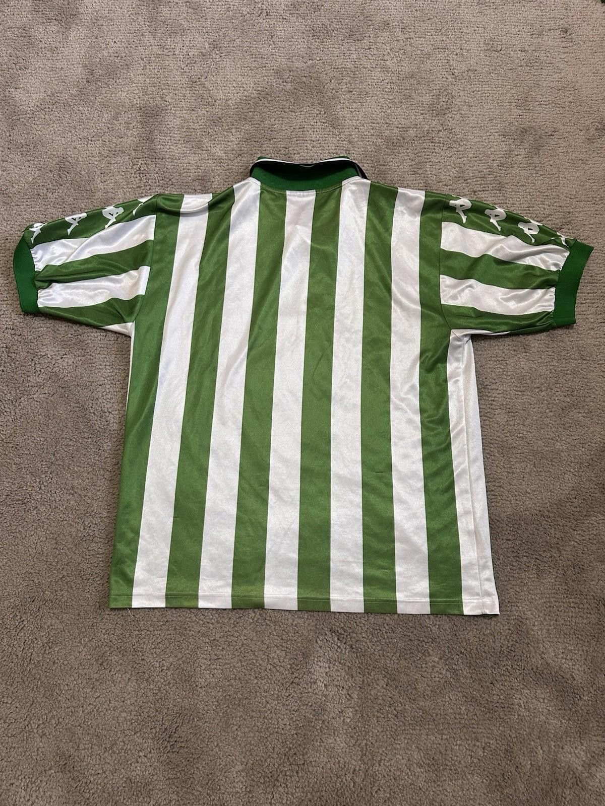 Kappa Rare Real Betis 1999-2000 Home Football Jersey Size L Kappa Size US L / EU 52-54 / 3 - 8 Thumbnail