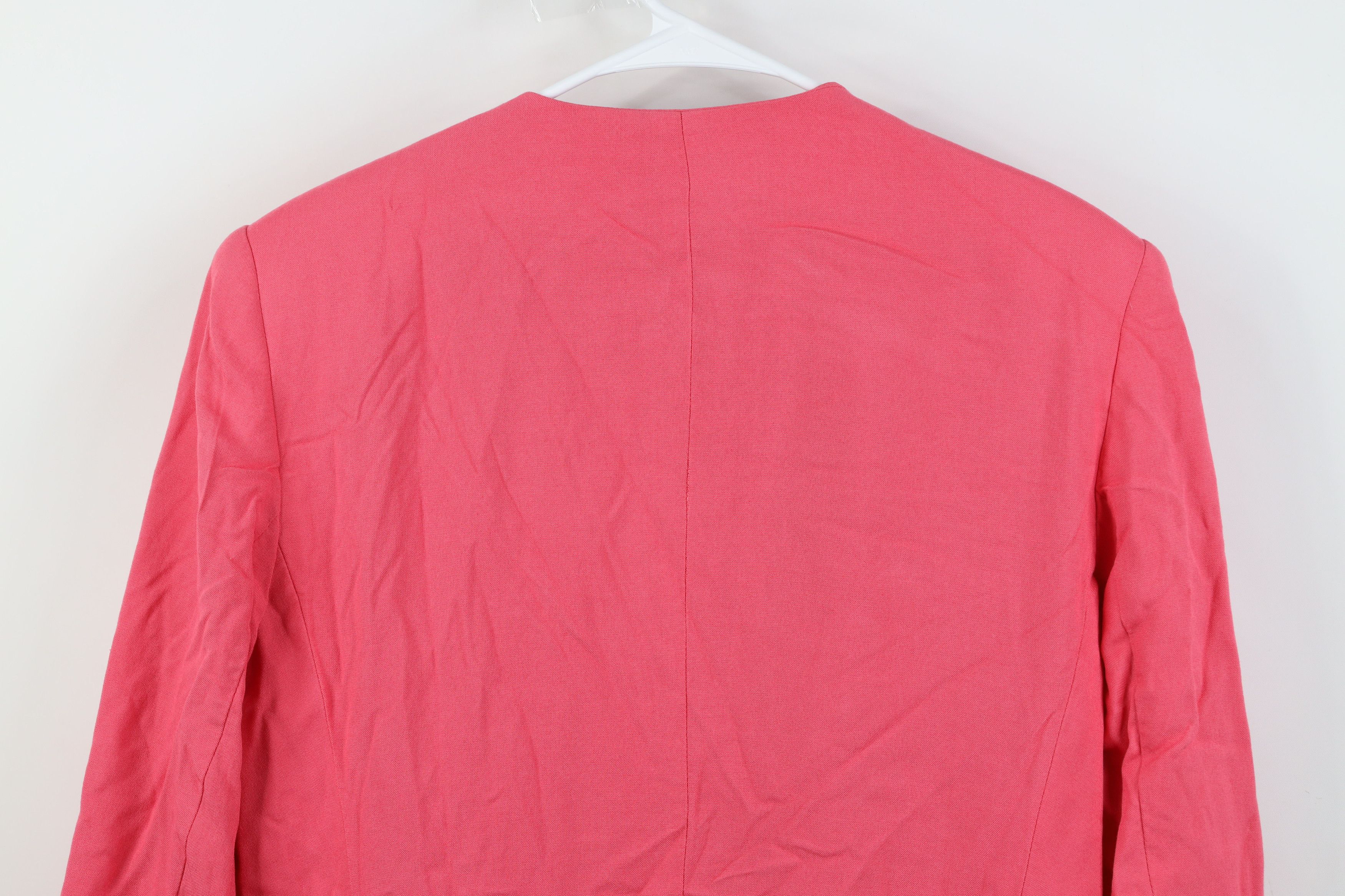 Vintage Vintage 80s 90s Streetwear Wool Blazer Suit Jacket Pink USA Size XXL / US 16-18 / IT 52-54 - 15 Thumbnail
