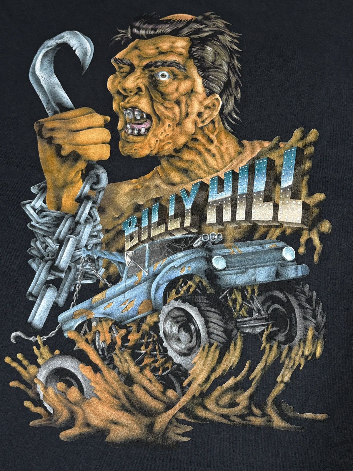 Billy Hill 2022 Billy Hill Puff Print “Junkyard Hook” T-Shirt Size XL Size US XL / EU 56 / 4 - 5 Thumbnail