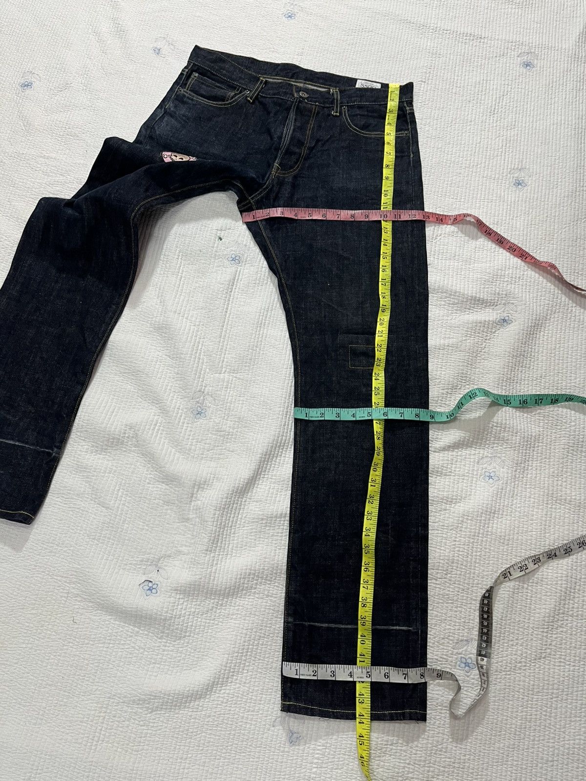 FUCT × Japanese Brand × SSDD SSDD BY FUCT JAPANESE BRAND NON SELVEDGE JEANS Size US 34 / EU 50 - 11 Thumbnail