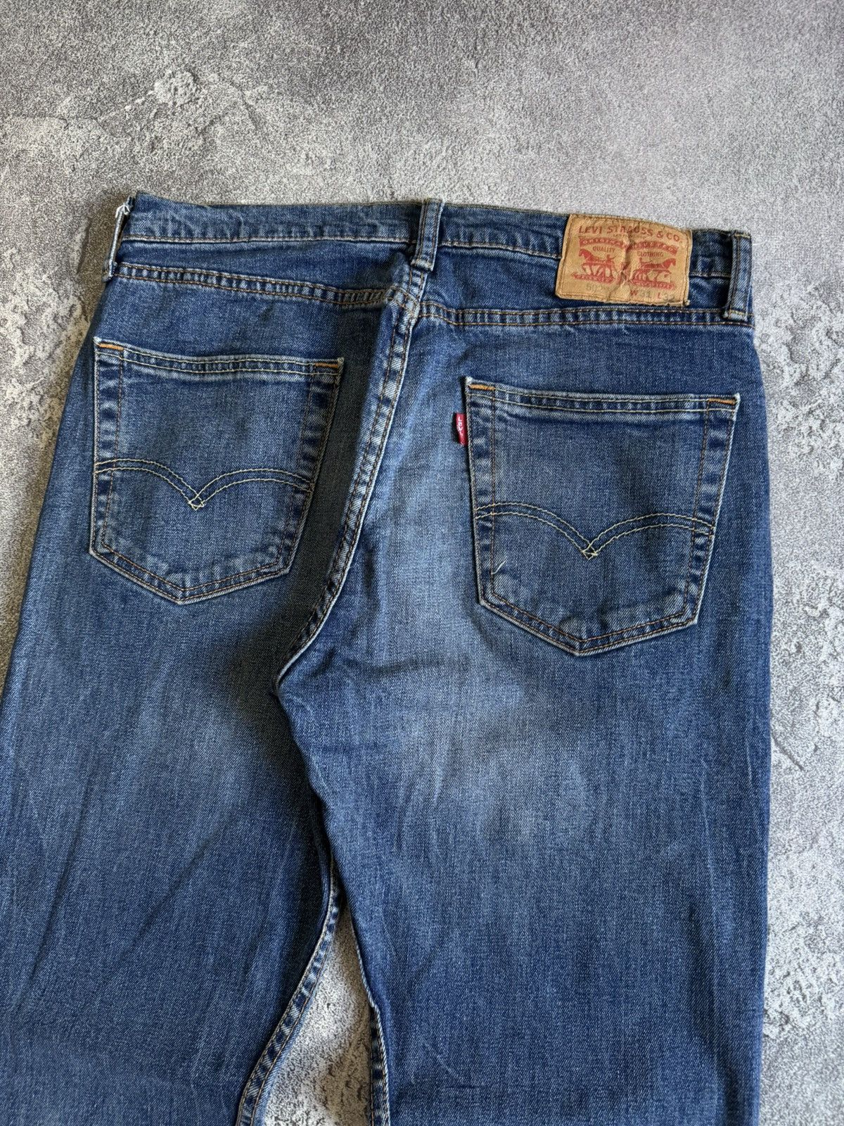 Levi's Levi’s 31/32 502 denim pants jeans chinos casual blue levis Size US 31 - 3 Thumbnail