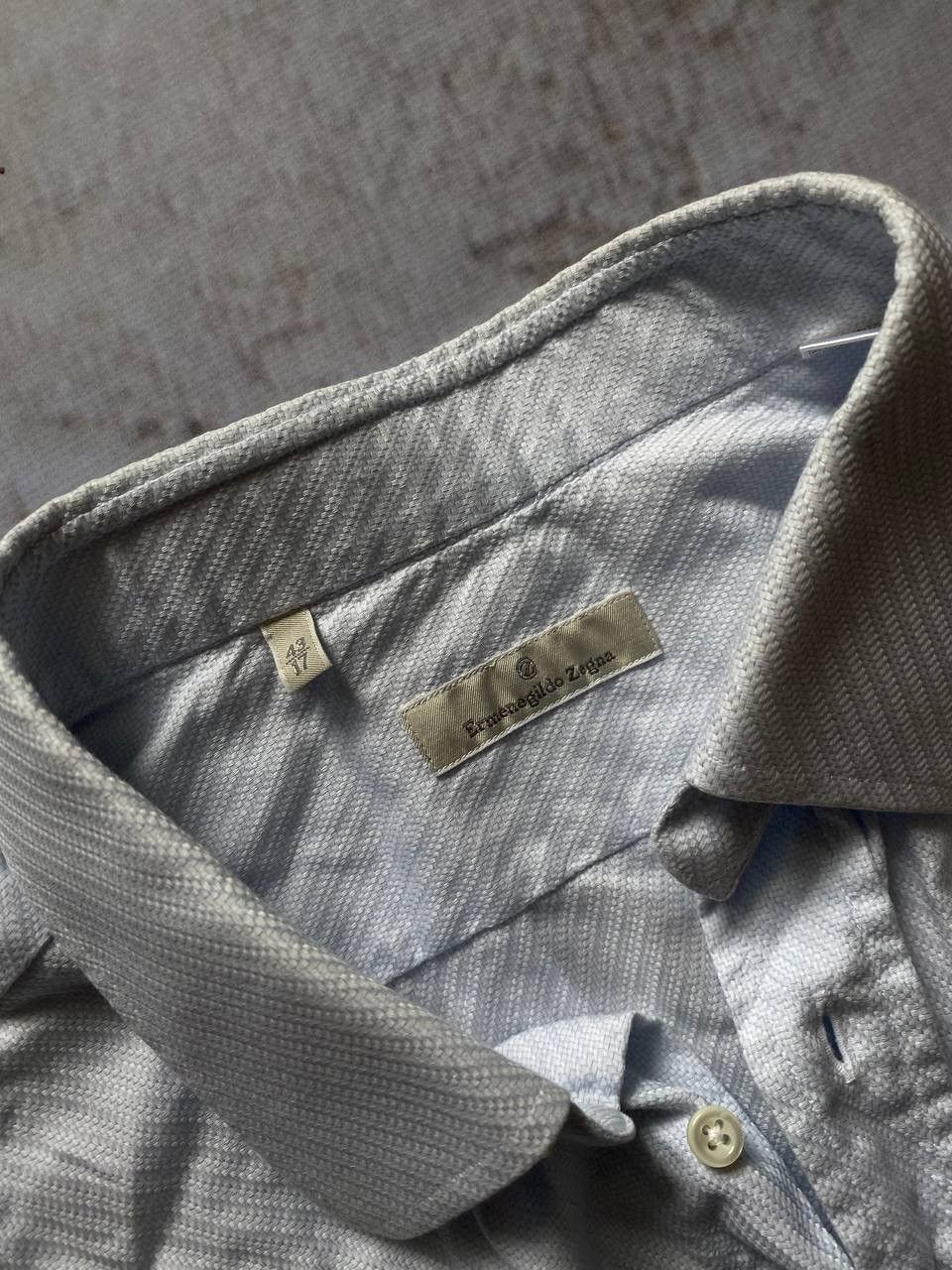 Ermenegildo Zegna × Vintage Vintage Ermenegildo Zegna Shirt Size US M / EU 48-50 / 2 - 7 Thumbnail