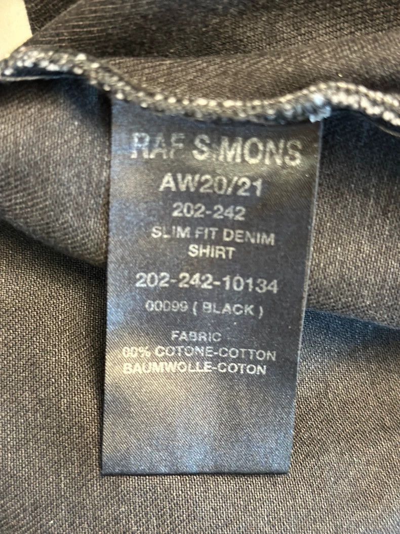 Raf Simons Raf simons Black washed coat Size US L / EU 52-54 / 3 - 4 Thumbnail