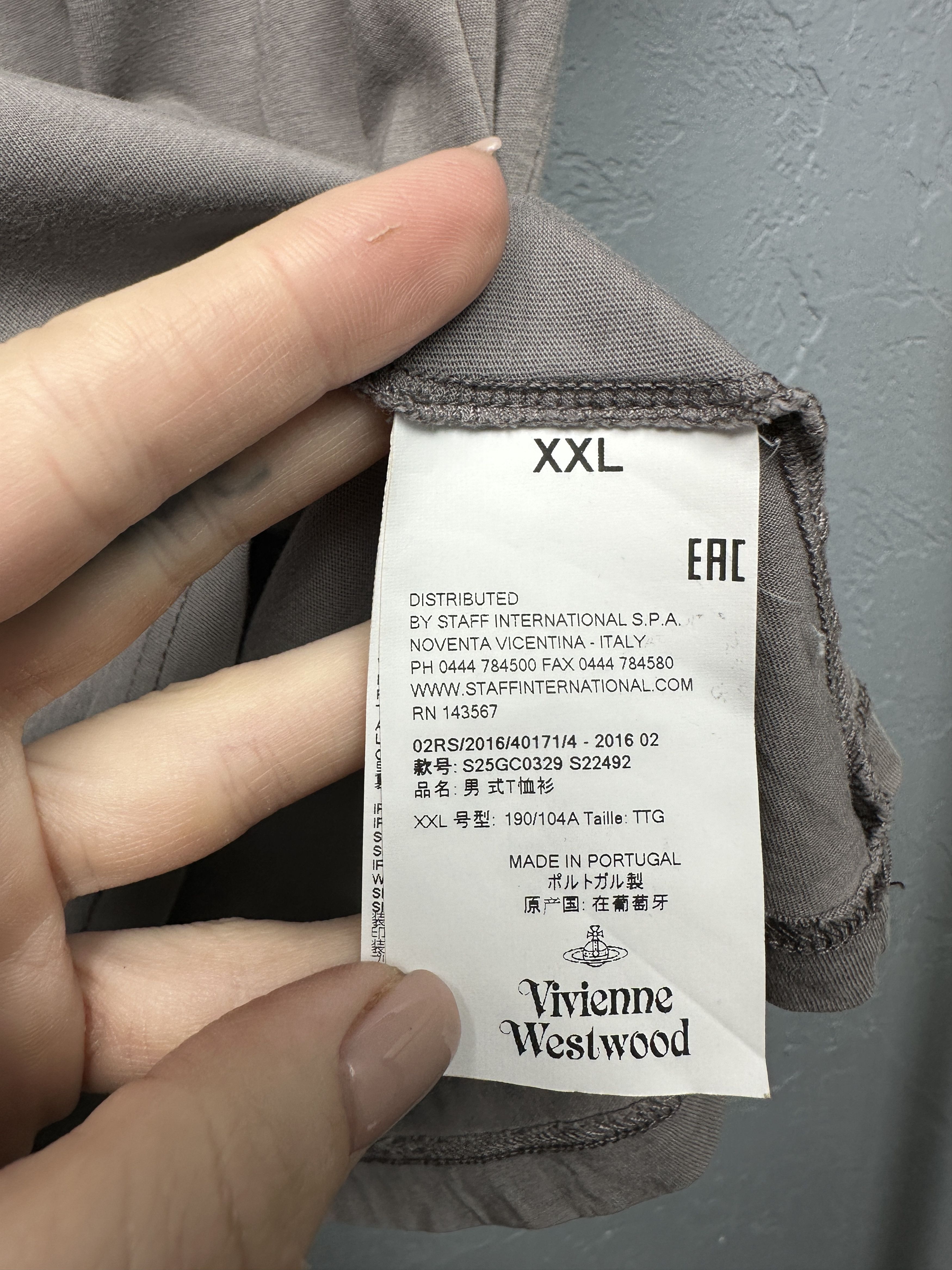 Vivienne Westwood Vivienne Westwood Mens T-Shirt Tee Size US XXL / EU 58 / 5 - 7 Thumbnail