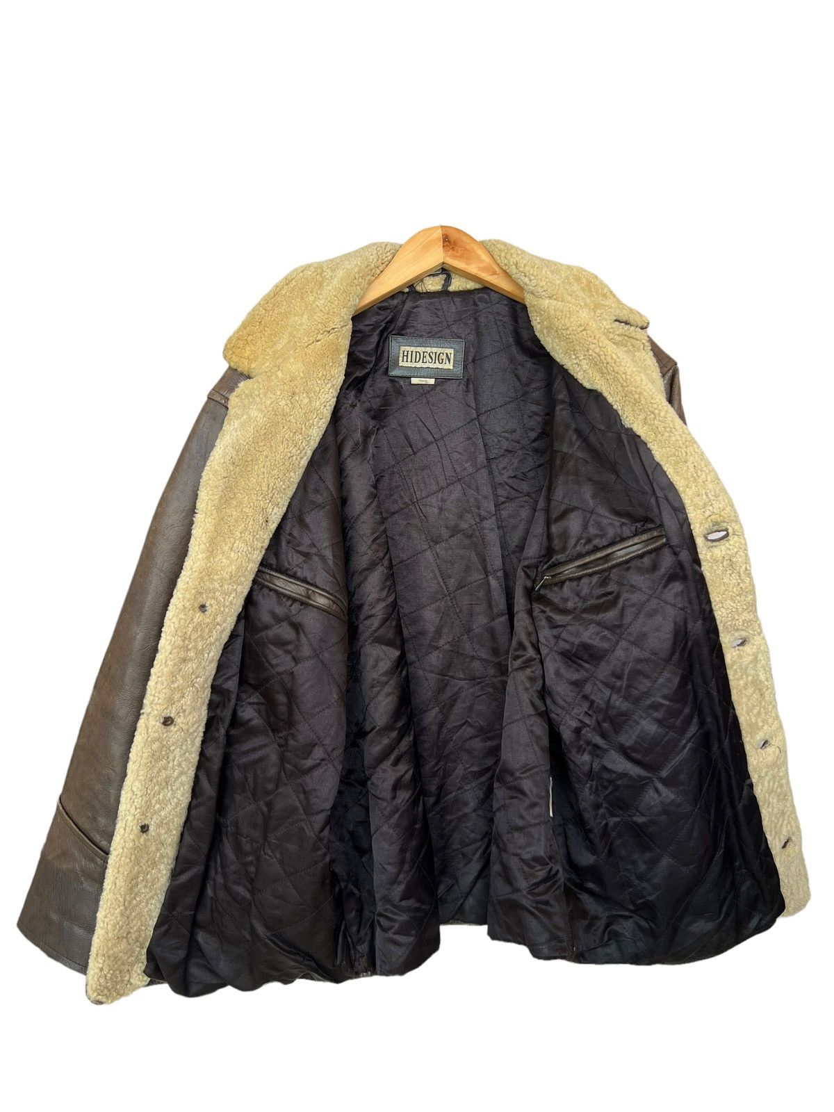 Japanese Brand HideDesign Fur Fleece Sunfaded Gothic Jacket Size US L / EU 52-54 / 3 - 3 Thumbnail