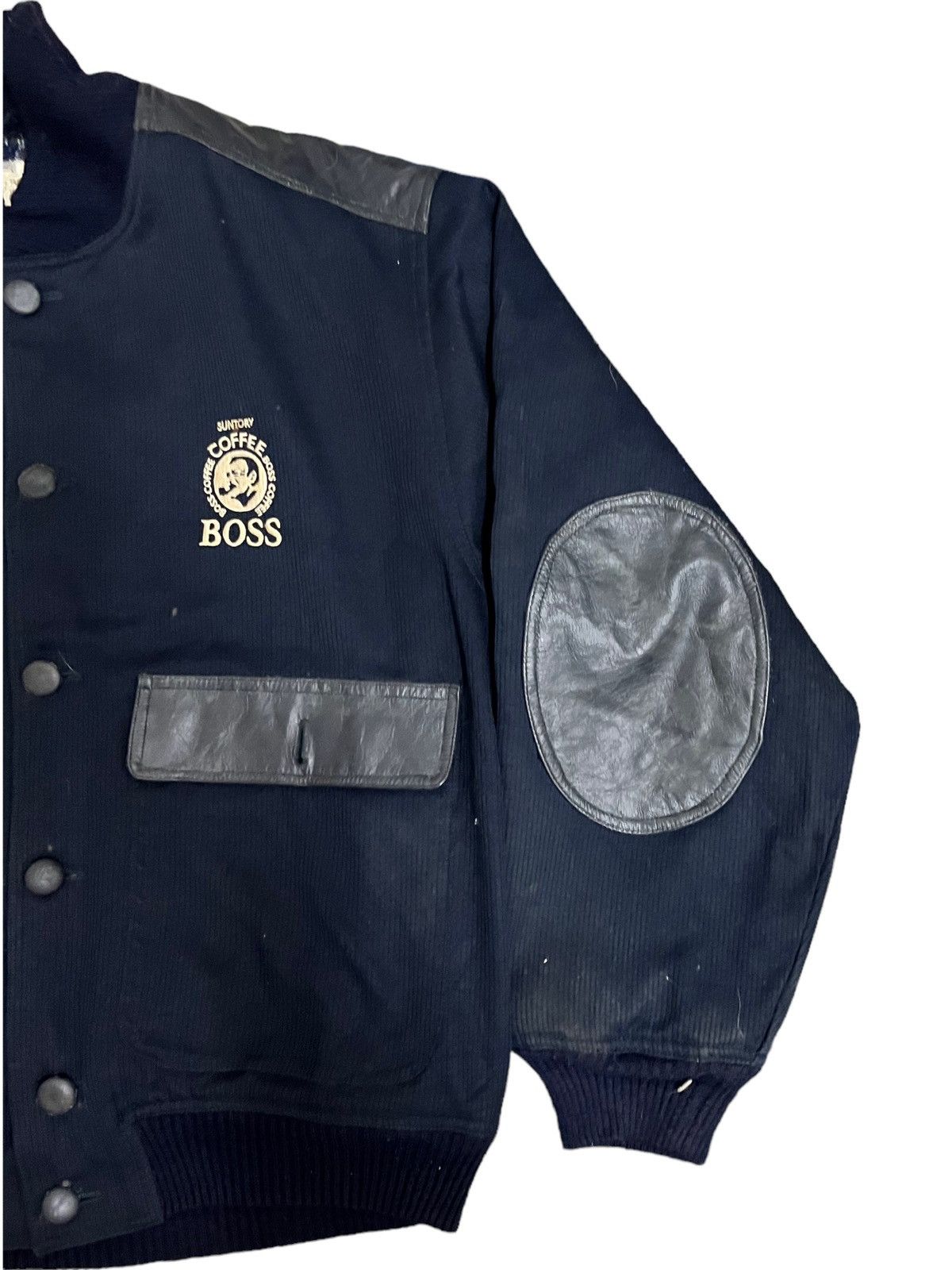 Japanese Brand × Vintage Vintage Suntory Original Design Coffee ‘BOSS’ Varsity Jacket Size US L / EU 52-54 / 3 - 3 Thumbnail