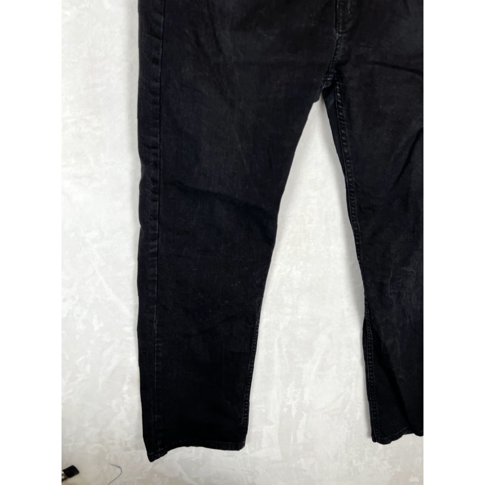 Levi's VINTAGE Levi’s 505 Black Denim Jeans Jeans 38x32 Men 90s Grunge Straight USA Read Faded Comfort Regular Men Size US 38 / EU 54 - 5 Thumbnail