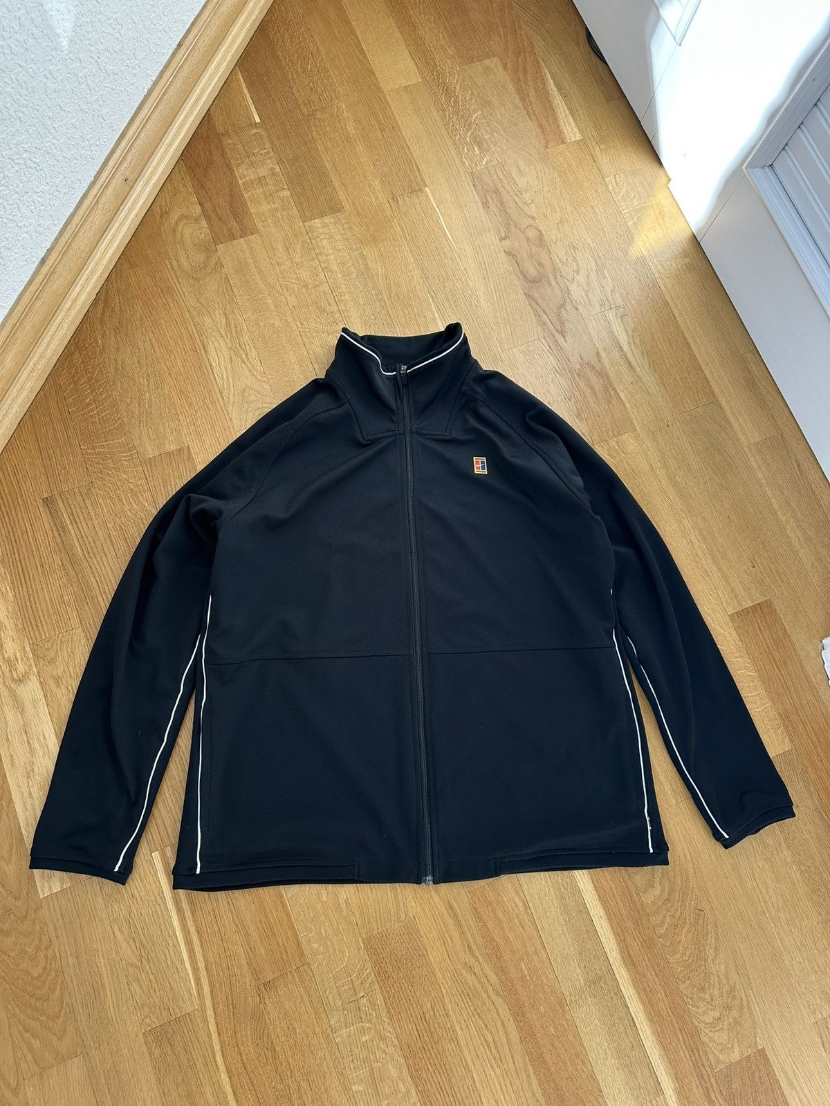 Nike Nike Court Zip Jacket Logo Black Fit Size US XL / EU 56 / 4 - 3 Thumbnail