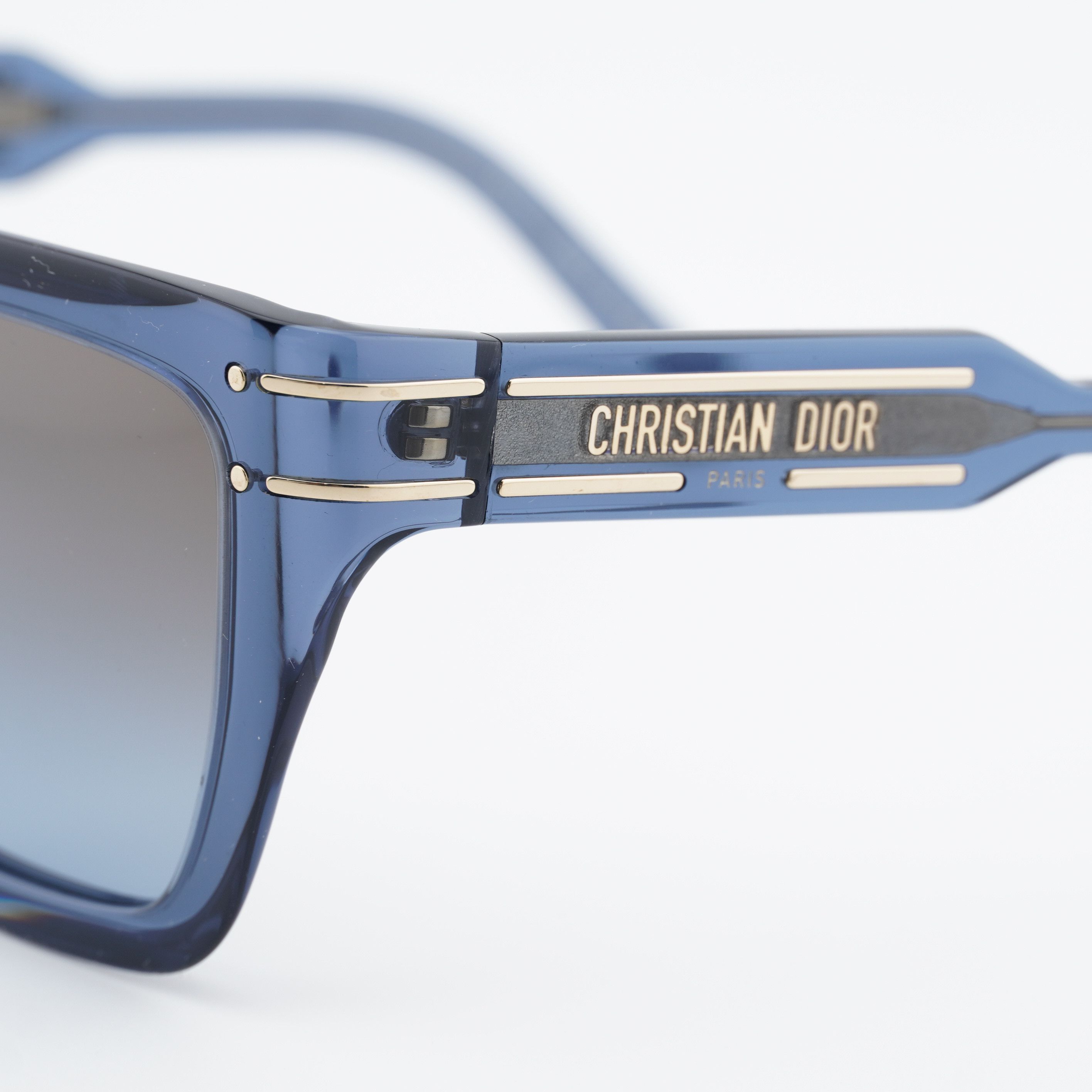 Dior Dior DIORSIGNATURE S10F 30F2 Sunglasses Blue Square Frame Size ONE SIZE - 2 Thumbnail