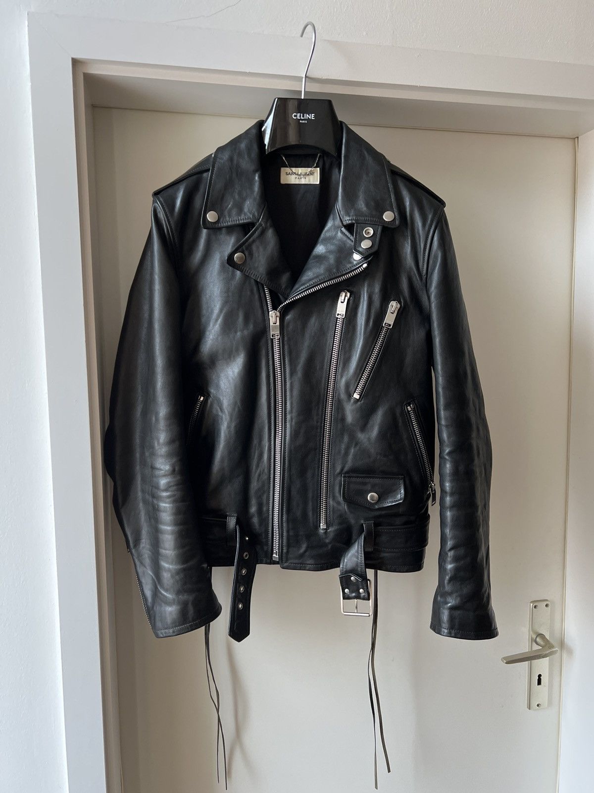 Saint Laurent Paris Saint Laurent Paris L17 Leather Jacket size 48 from 2018 Size US M / EU 48-50 / 2 - 20 Thumbnail