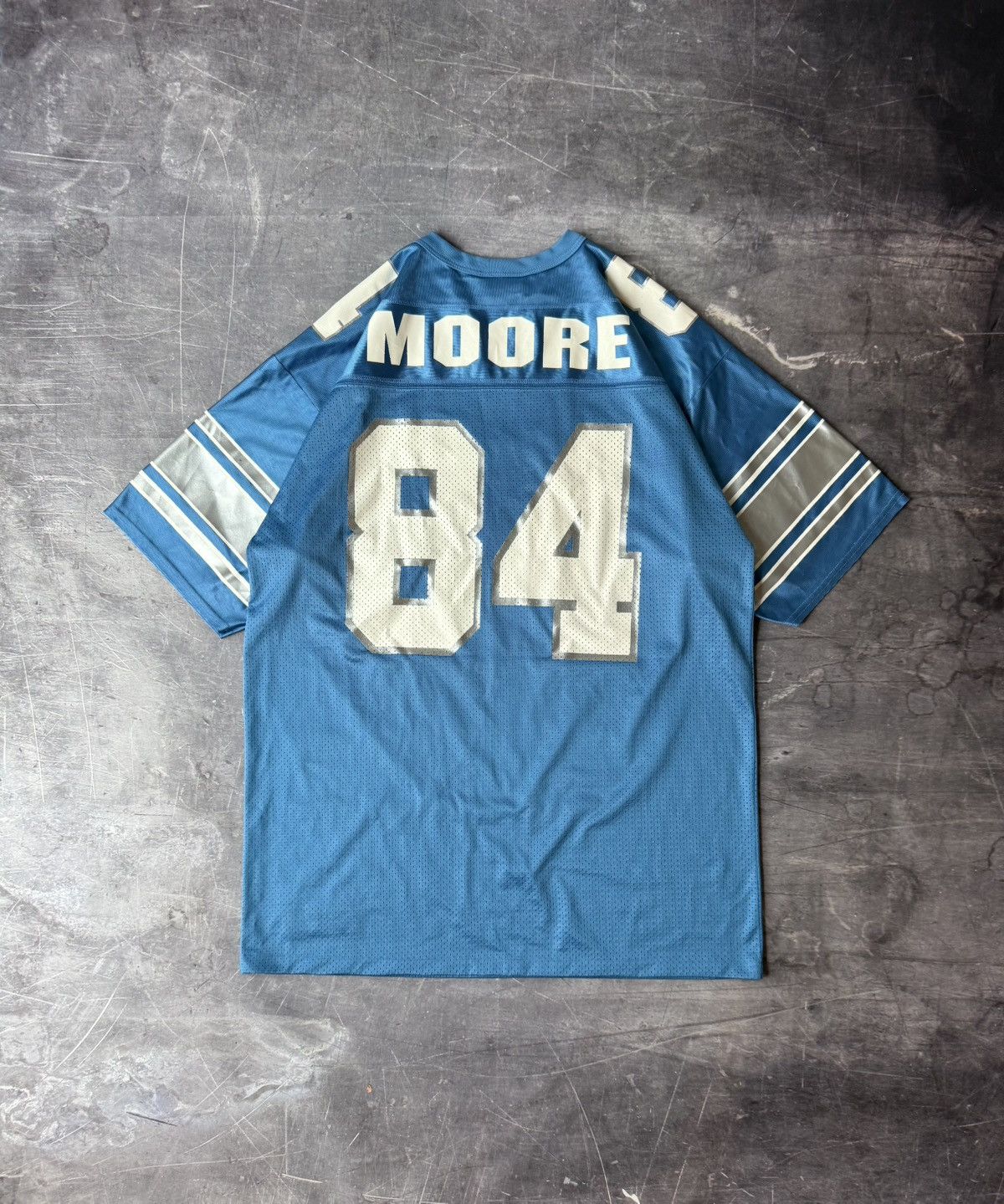 Vintage Vintage 90s Detroit Lions Herman Moore NFL Jersey (L) Size US L / EU 52-54 / 3 - 1 Thumbnail