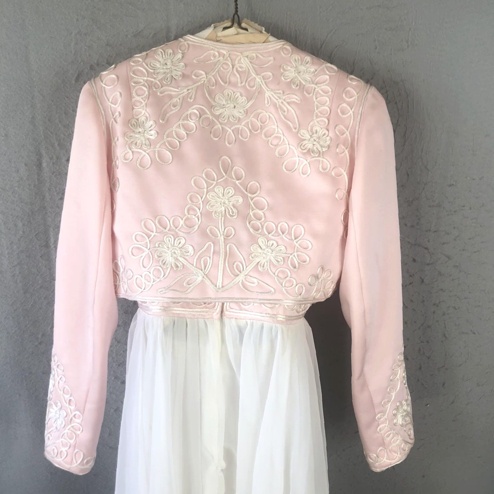 Vintage VINTAGE Jack Bryan Dress Womens Medium Embroidered Gown Jacket Formal 60s Size M / US 6-8 / IT 42-44 - 2 Thumbnail