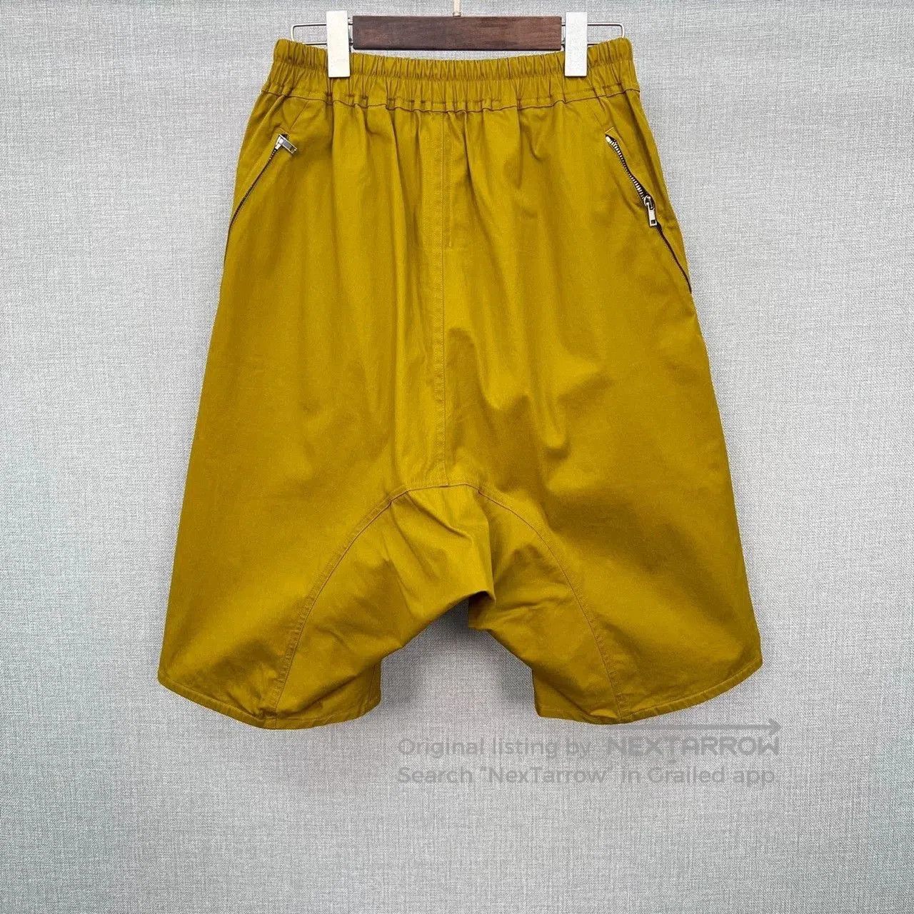 Rick Owens Rick Owens 22SS Yellow Cotton Shorts. Size US 32 / EU 48 - 3 Thumbnail