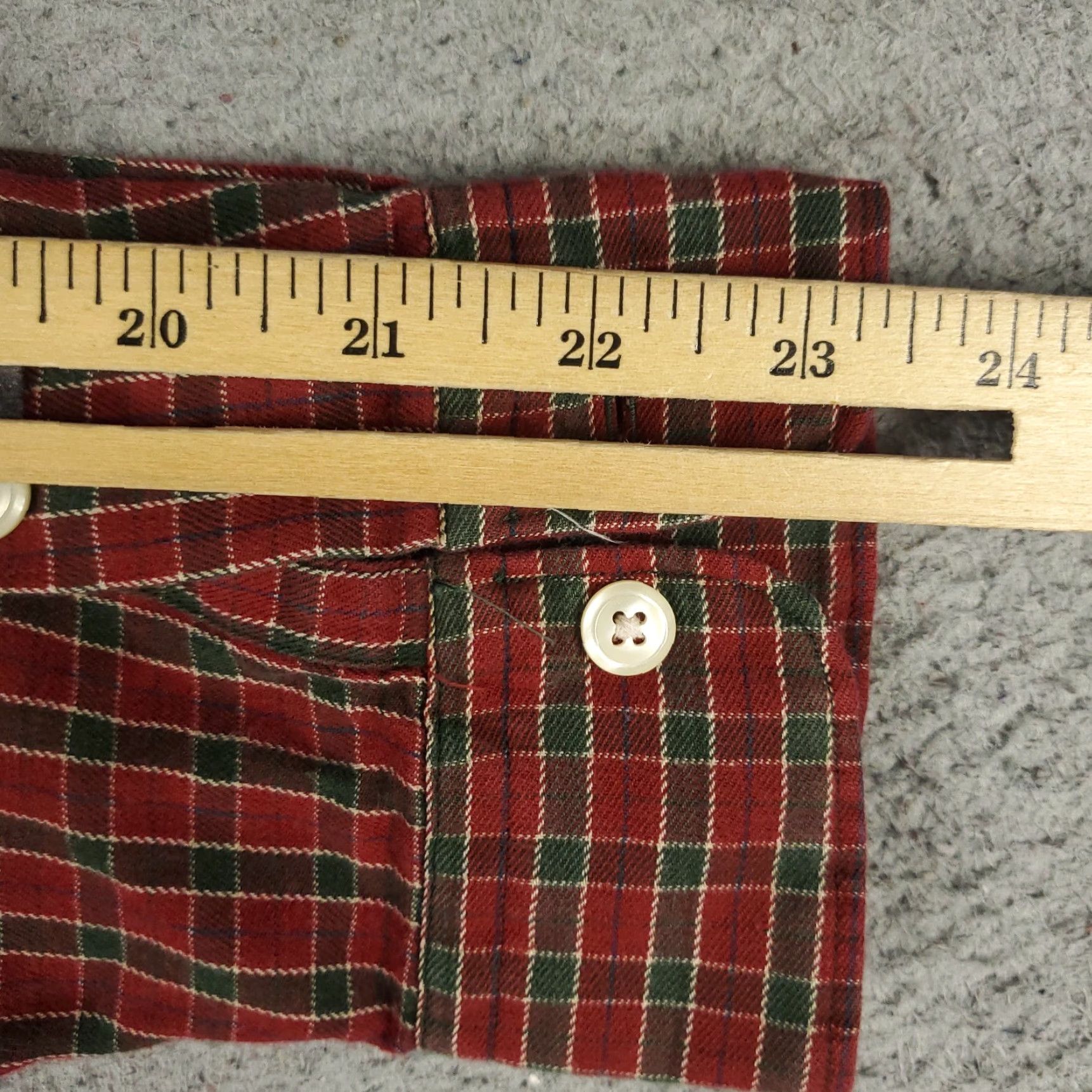 Ralph Lauren Ralph Lauren Button-Up Shirt Mens Medium Red Plaid Long Sleeve Cotton Casual Preppy Size US M / EU 48-50 / 2 - 7 Thumbnail