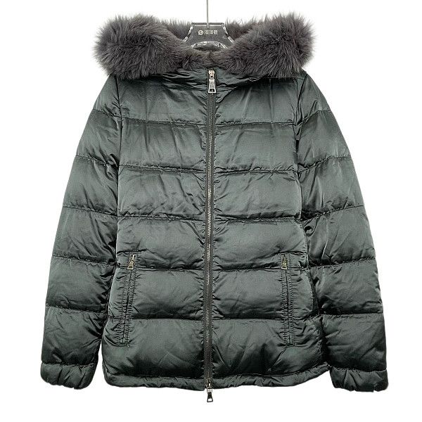 Prada Prada Fur Trim Hooded Down Jacket Size 38 Size XS / US 0-2 / IT 36-38 - 1 Thumbnail