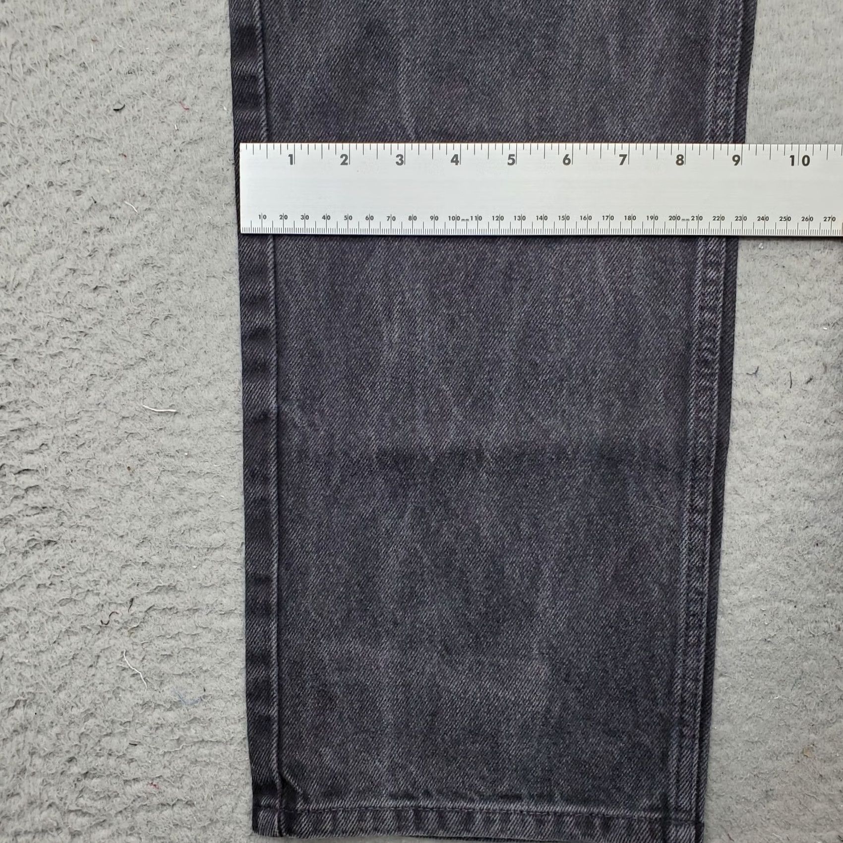 Tommy Hilfiger Tommy Hilfiger Jeans Mens 34x30 Black Denim Droite Dark Wash Straight Leg Jeans Mens 34x30 Black Denim Straight Size US 34 / EU 50 - 5 Thumbnail