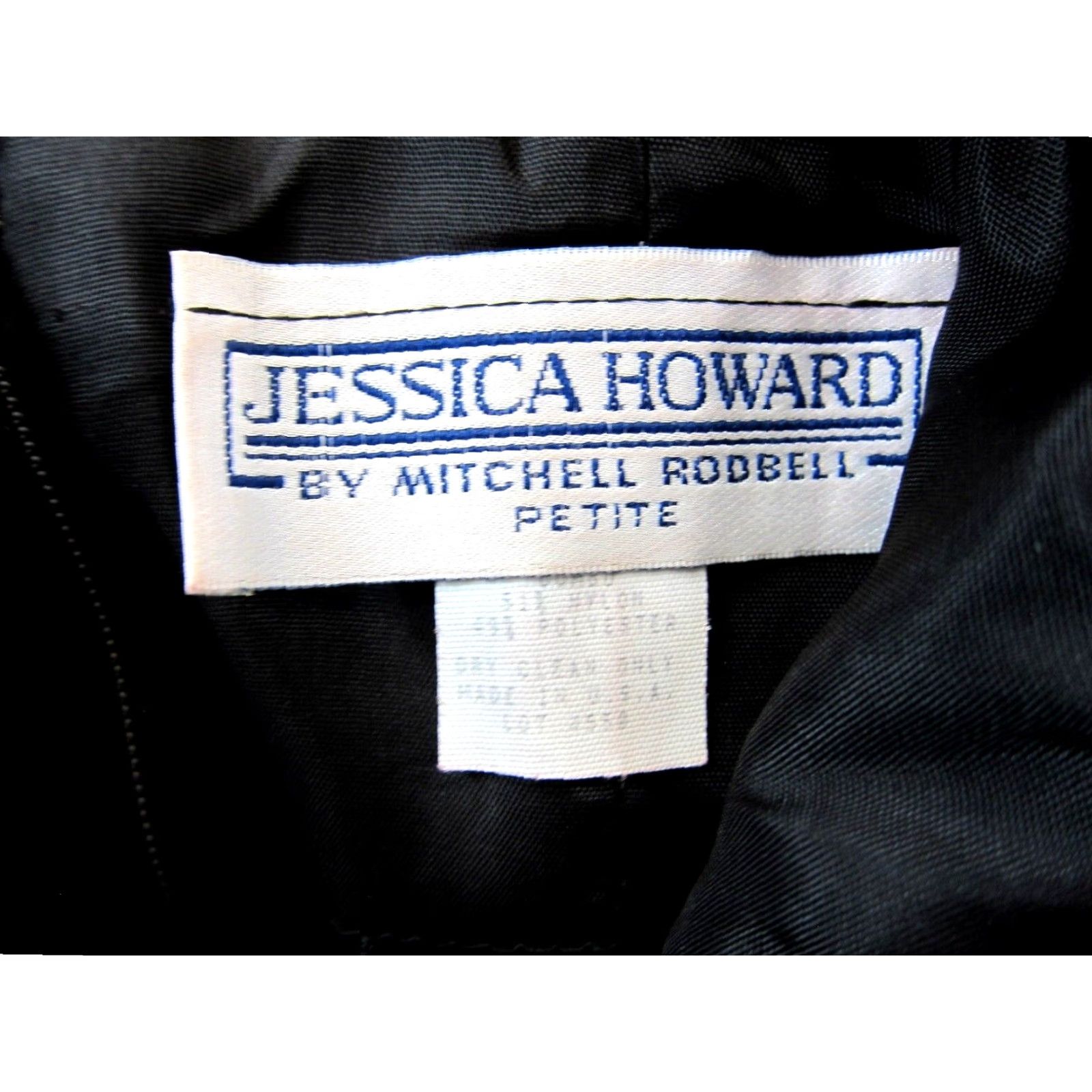 Vintage Vtg Jessica Howard Dress 2P Black Velvet Gold Satin Bow Diamond Bow Sleeveless Knee Length Vintage Women 2P Black Velvet Bow Dress Size XS / US 0-2 / IT 36-38 - 4 Thumbnail