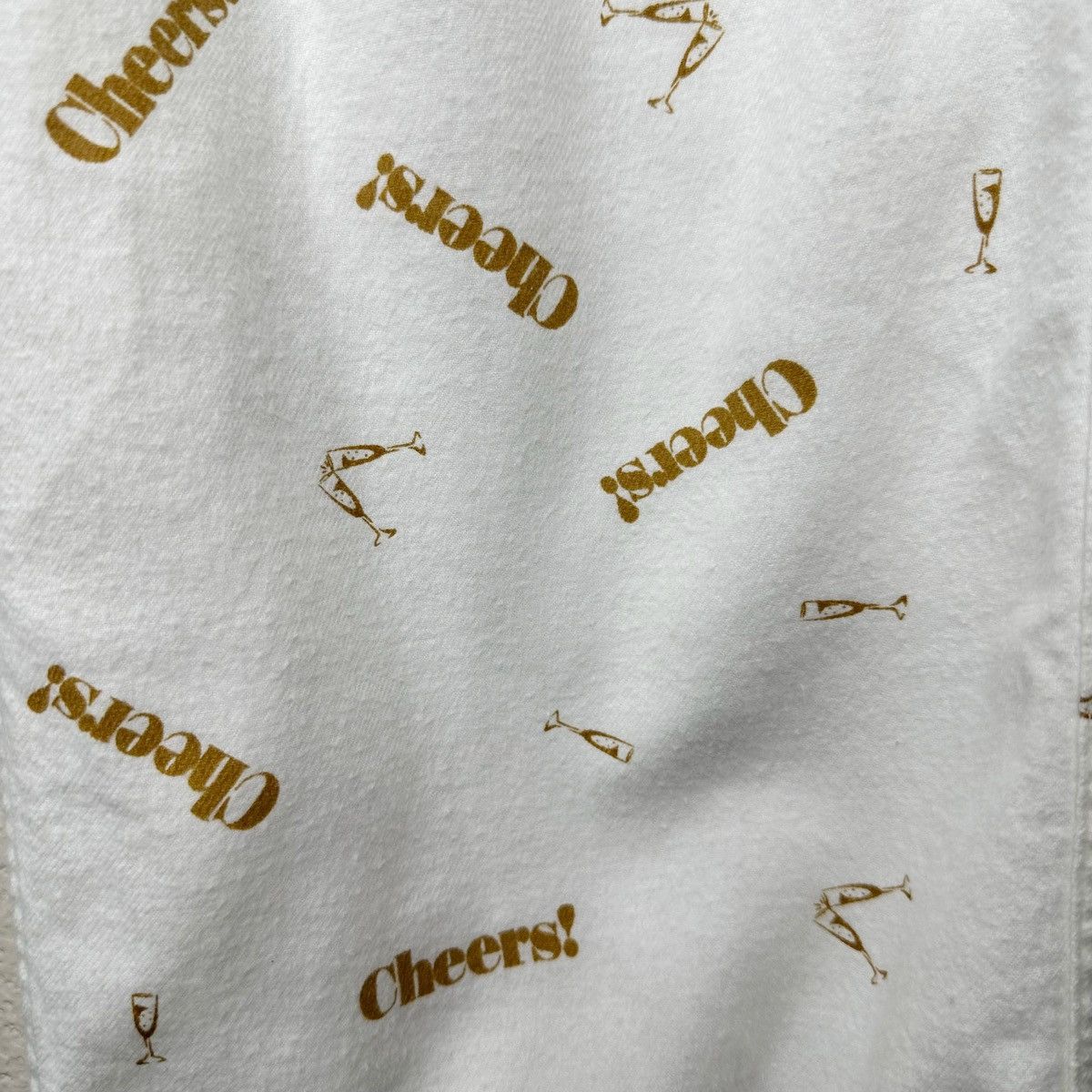 J.Crew J. Crew White “Cheers” Printed Flannel Pajama Pants Size 31" - 4 Thumbnail