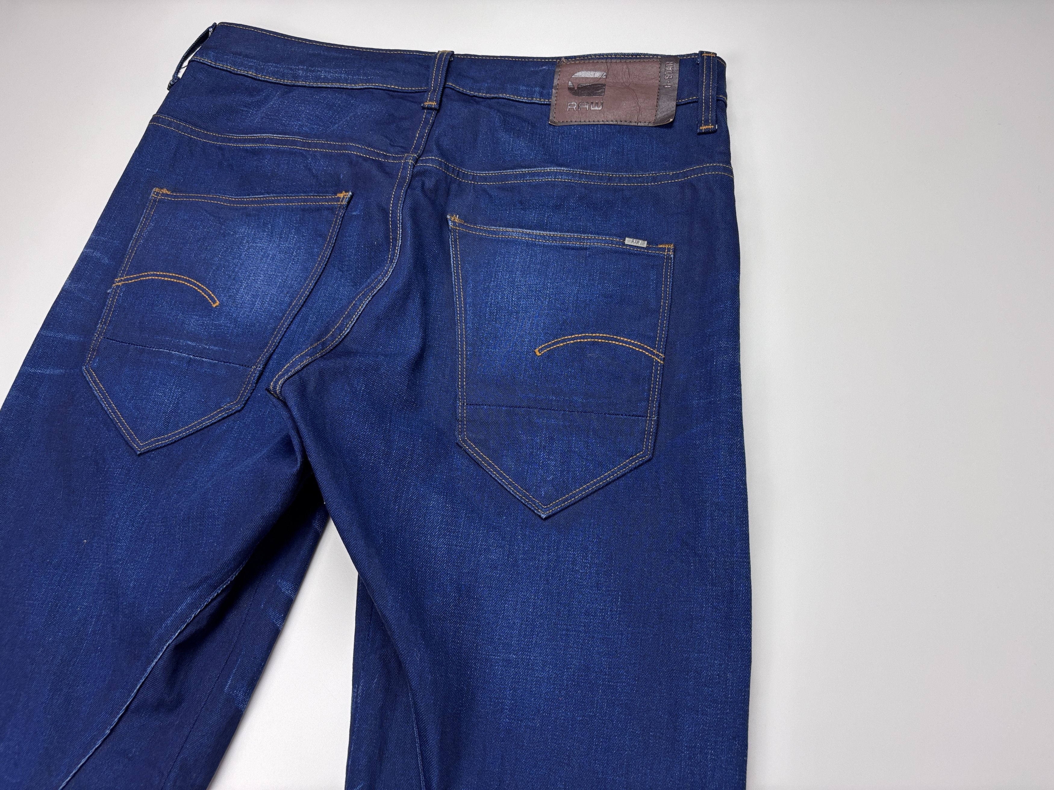 G-Star Mens G-Star Raw Arc 3D Tapered Jeans Navy Blue Size 31x34 Size US 31 - 5 Thumbnail