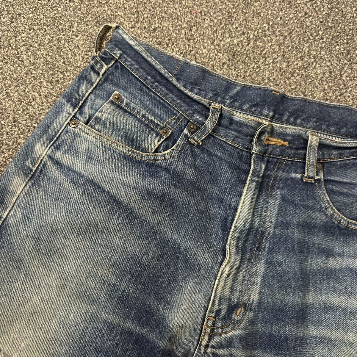 Warehouse 🔥🇯🇵 Vintage Japanese Denim Warehouse Distressed Jeans Size US 33 - 13 Thumbnail