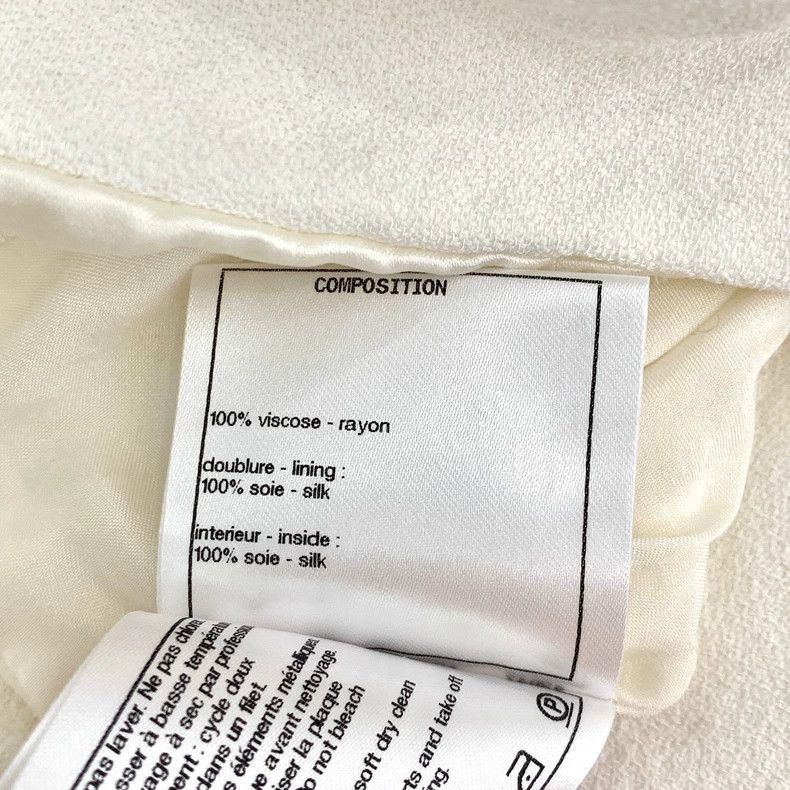 Chanel White WideLeg Casual Pants -2505 Size US 38 / EU 54 - 7 Thumbnail