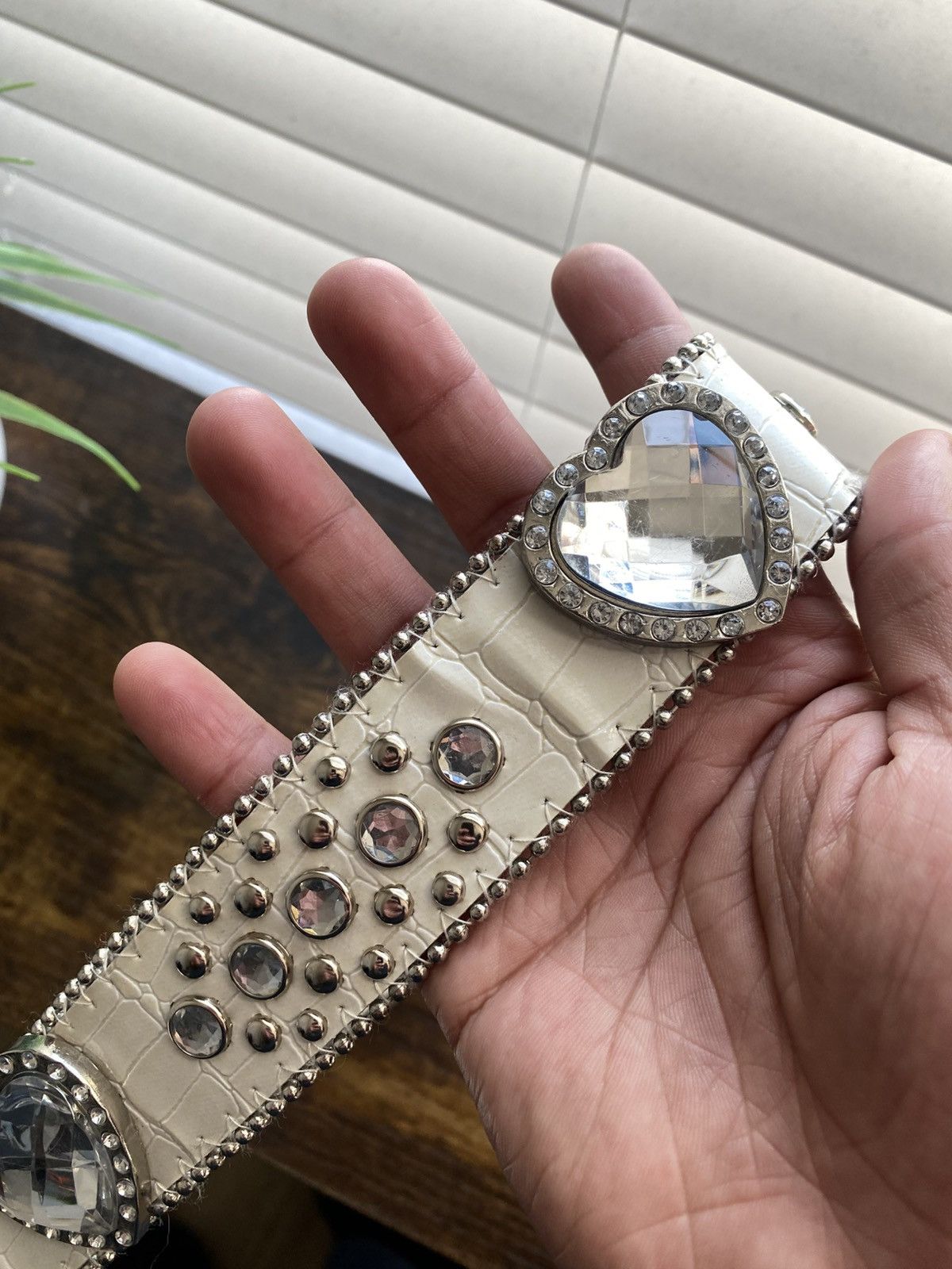Other Y2K Leather Western Crystal Belt Size ONE SIZE - 4 Thumbnail